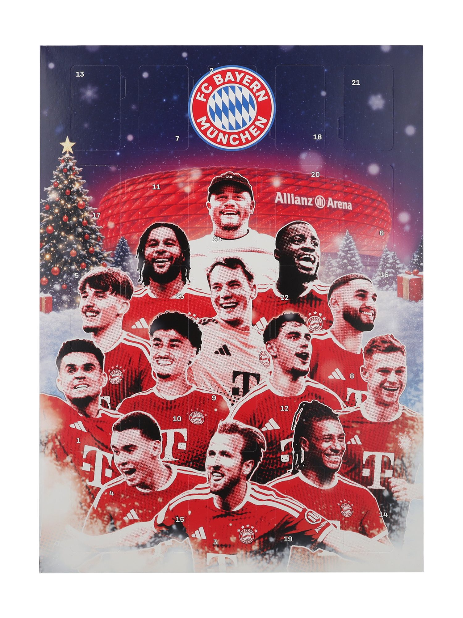 FC Bayern München Adventskalender FC Bayern München I Schoko-Adventskalender 2026 I Rot