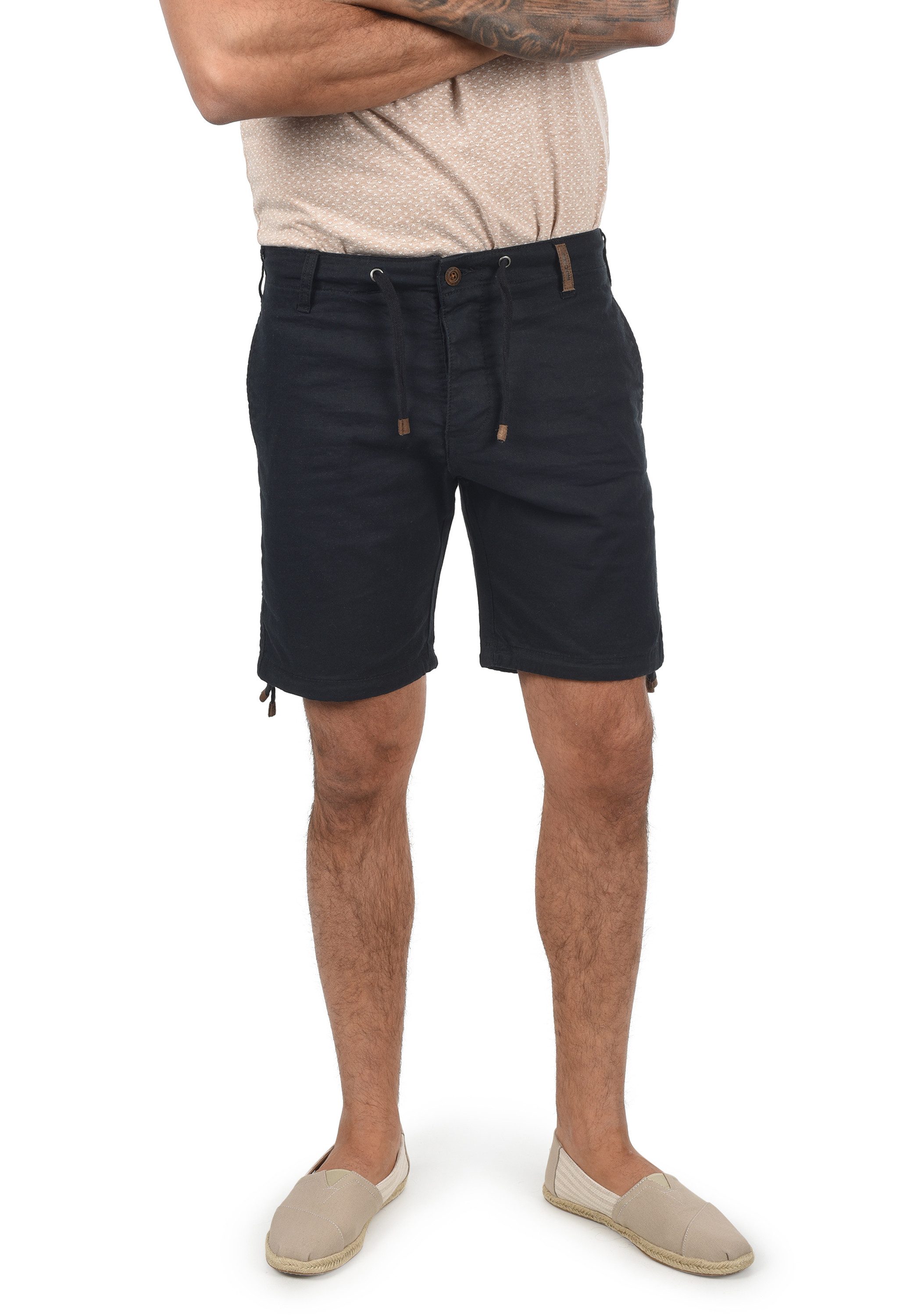 INDICODE Leinenhose IDMoses Kurze Hose aus Leinenqualität