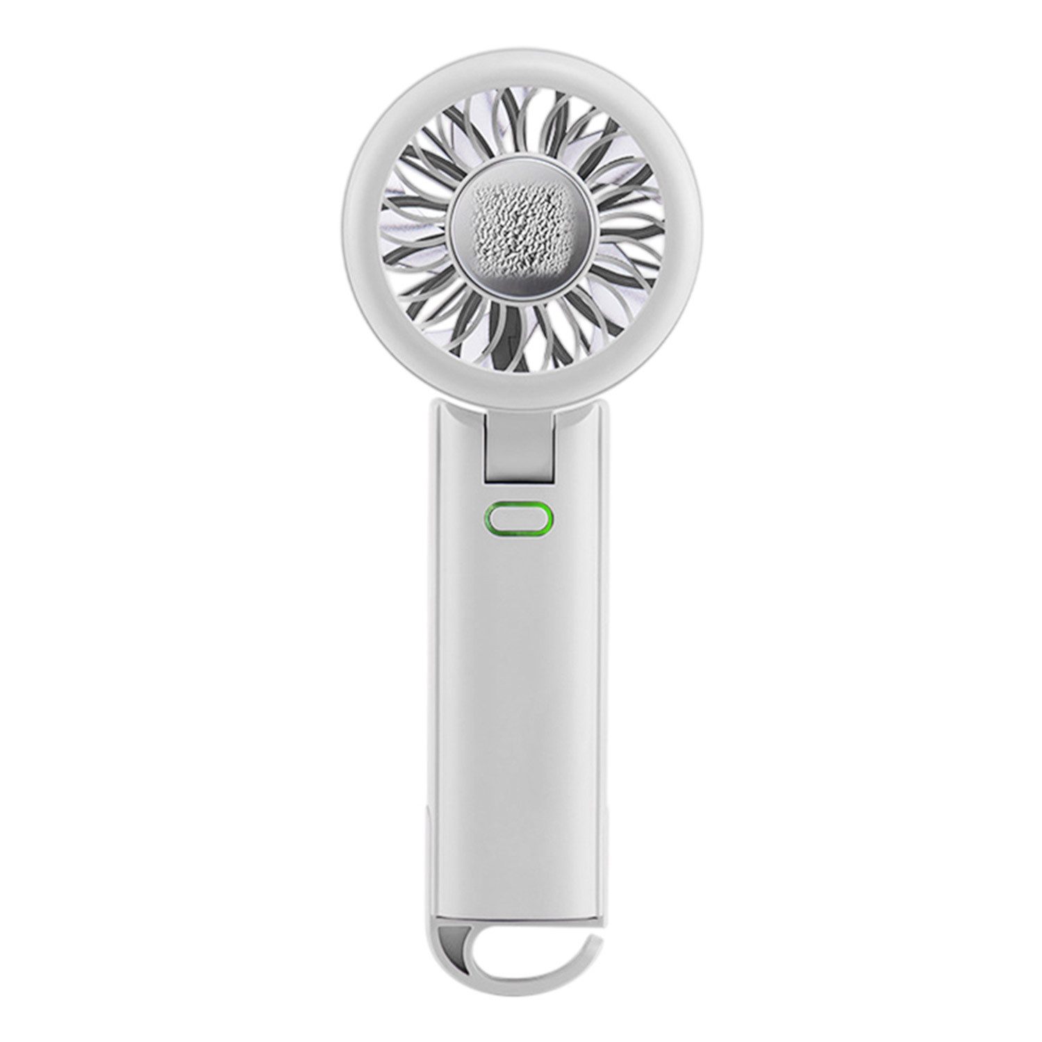 Handventilator Tragbarer Mini Ventilator mit kühlung, 2000mAh mit 5 Geschwindigkeiten