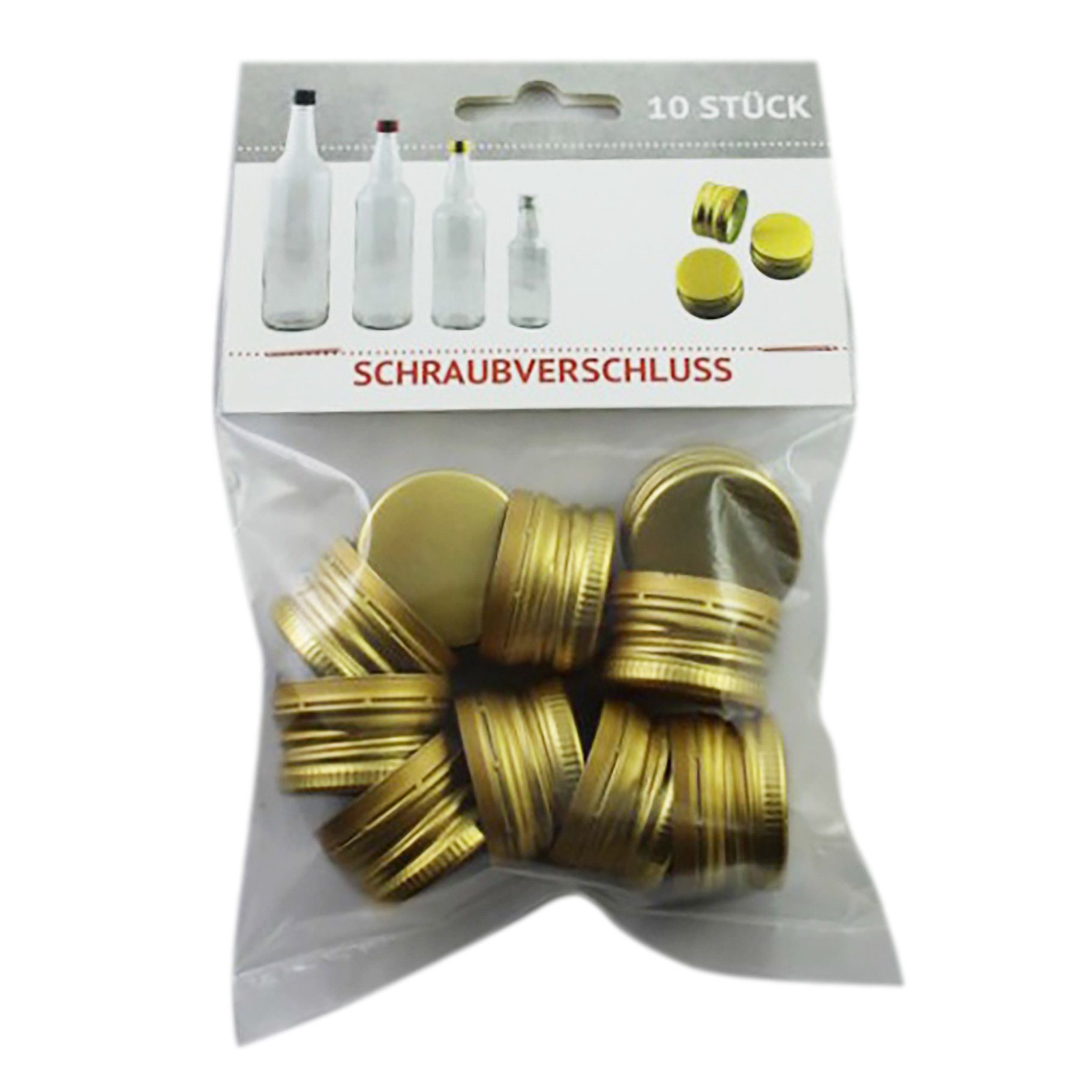Haushalt International Deckel Schraubverschluss Ersatzdeckel,10er Pack für 200, 500 und 700ml, (1-tlg)
