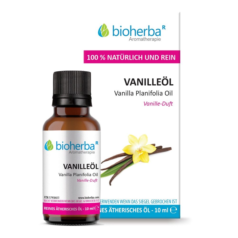 BIOHERBA R Pflege-Set Vanilleöl Vanilla Planifolia Oil Reines ätherisches Öl 10 ml