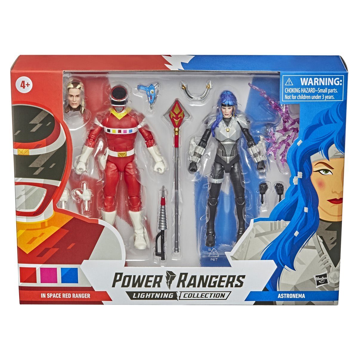 Actionfigur Power Rangers Lightning In Space Red Ranger & Astronema Battle Pack
