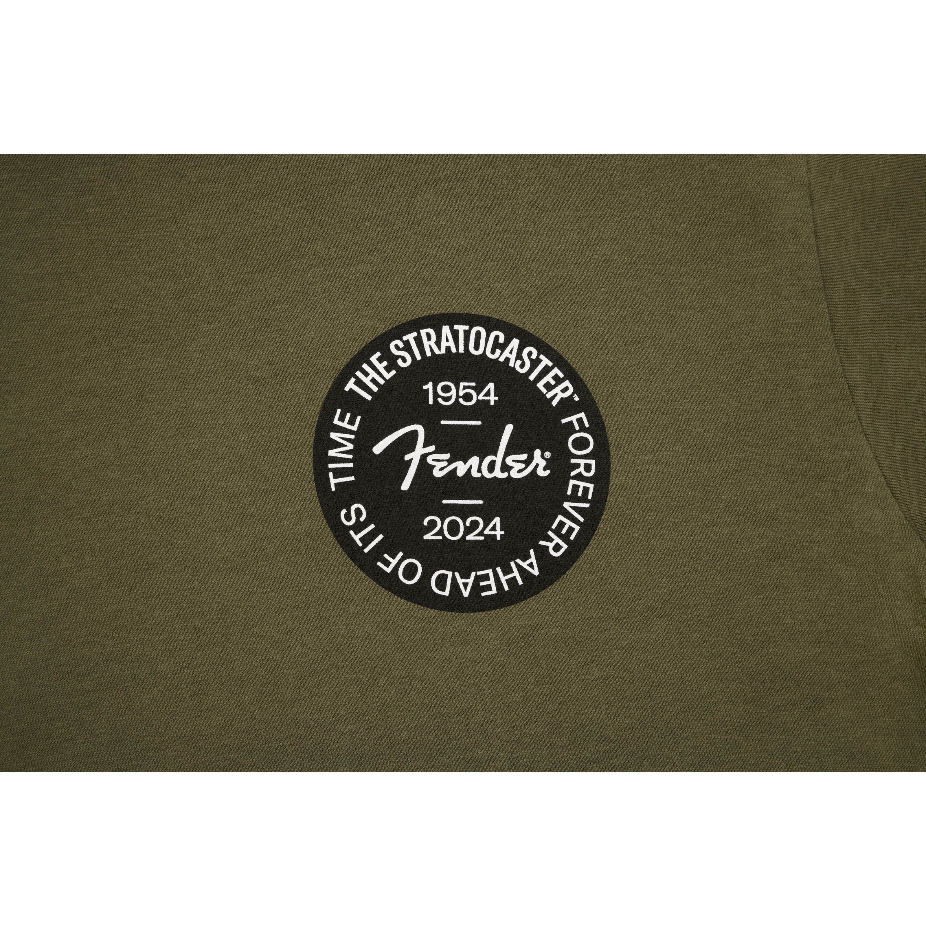 Fender T-Shirt (Textilien, T-Shirts) Stratocaster 70th Anniversary Badge T-Shirt XXL - T-Shirt