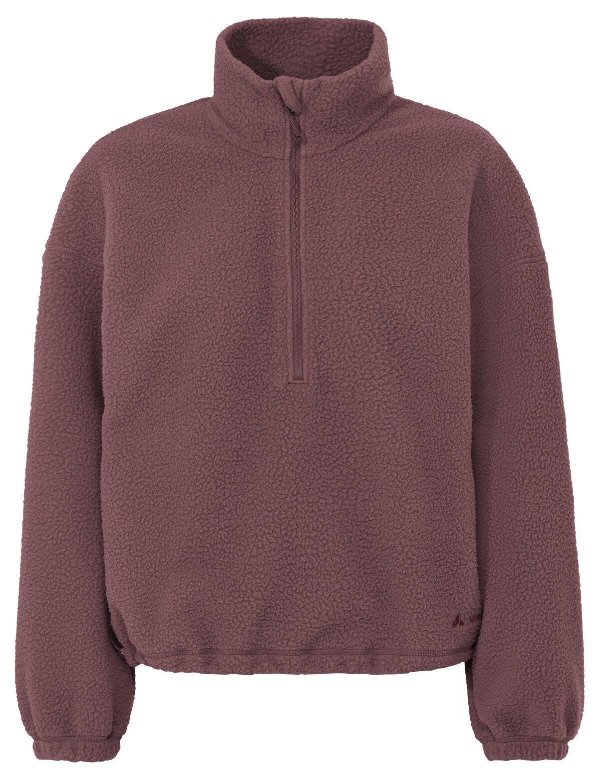 VAUDE Rundhalspullover Women's Najun HZ Fleece (1-tlg) Damen Fleecejacke im loose fit, Teddyjacke
