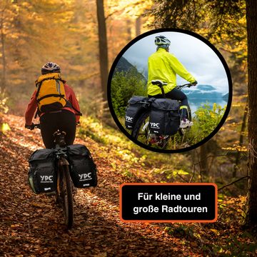 YPC Gepäckträgertasche "Outrider" Fahrradtasche für Gepäckträger XL, 42L, 50x35x35cm, geräumig, robust, praktisch, wasserfest, modern