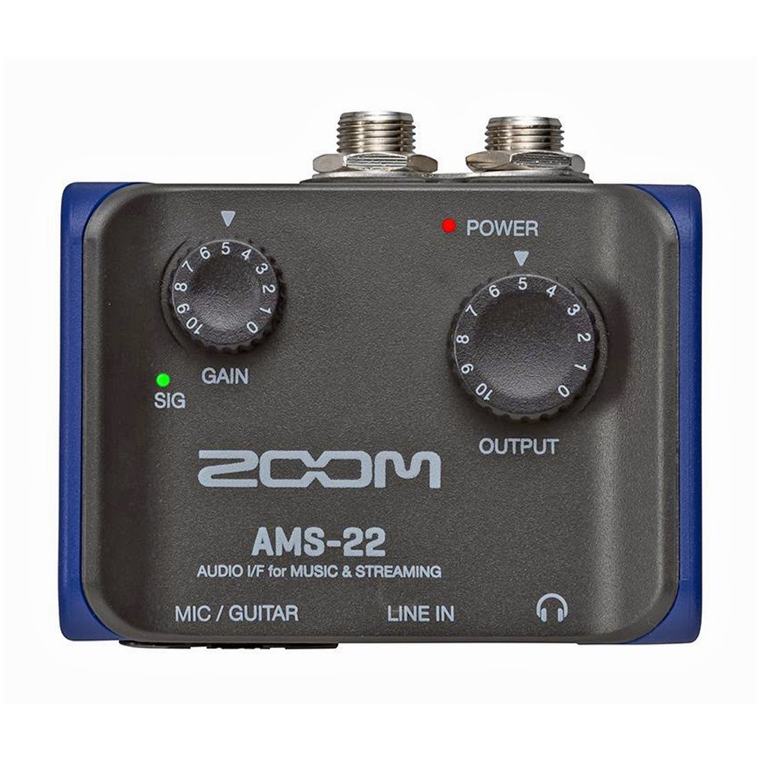 Zoom Audio Zoom AMS-22 Audio-Interface Digitales Aufnahmegerät (Audio-Interface mit 2 Eingängen und 2 Ausgängen)