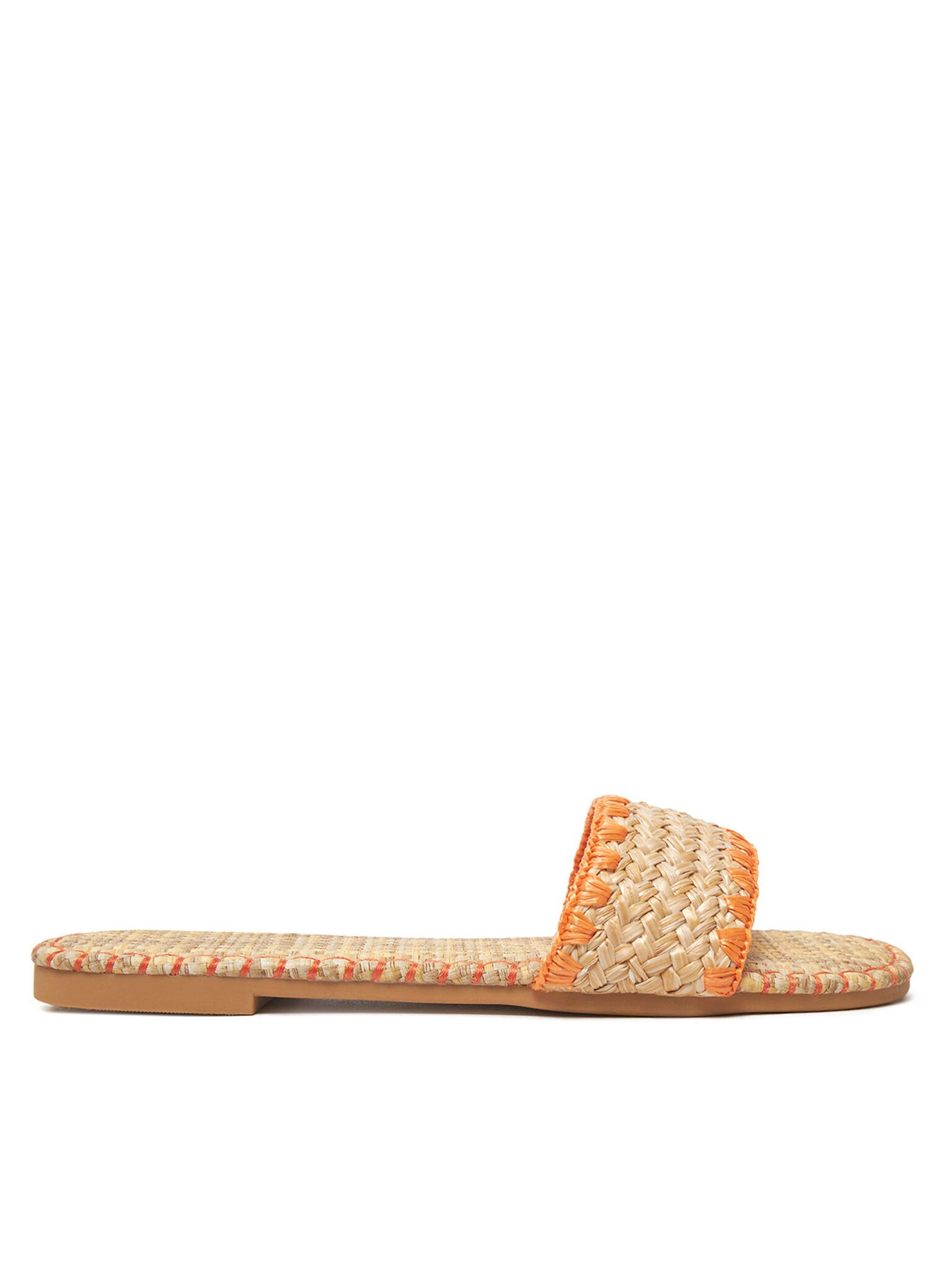 DeeZee Deezee Damen-Flip-Flops Beige, Orange BP6097-5 Badepantolette