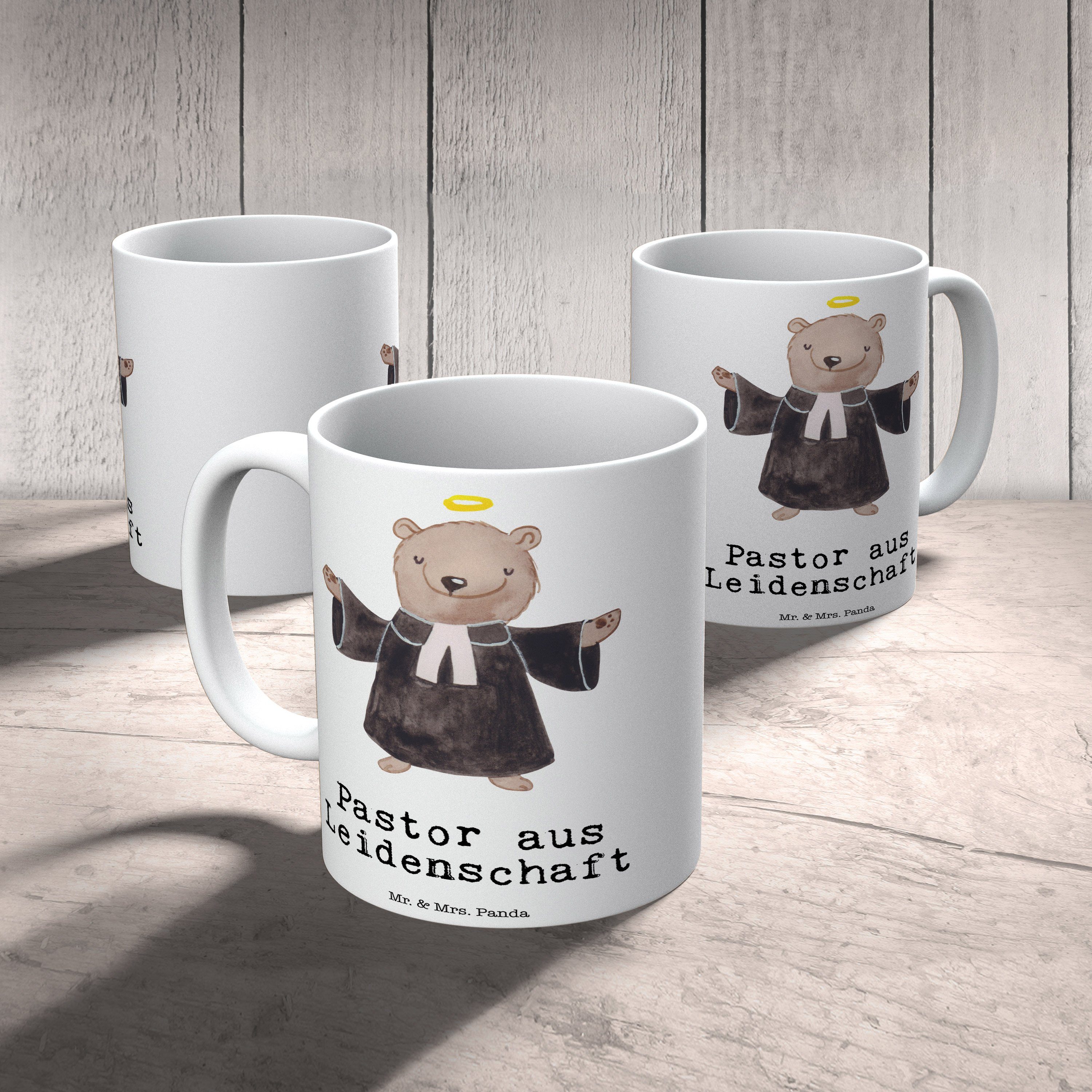 - Mrs. Pastor Teetasse, - aus Geschenk, Keramik Weiß Tasse Te, Beruf, & Mr. Panda Leidenschaft Tasse,