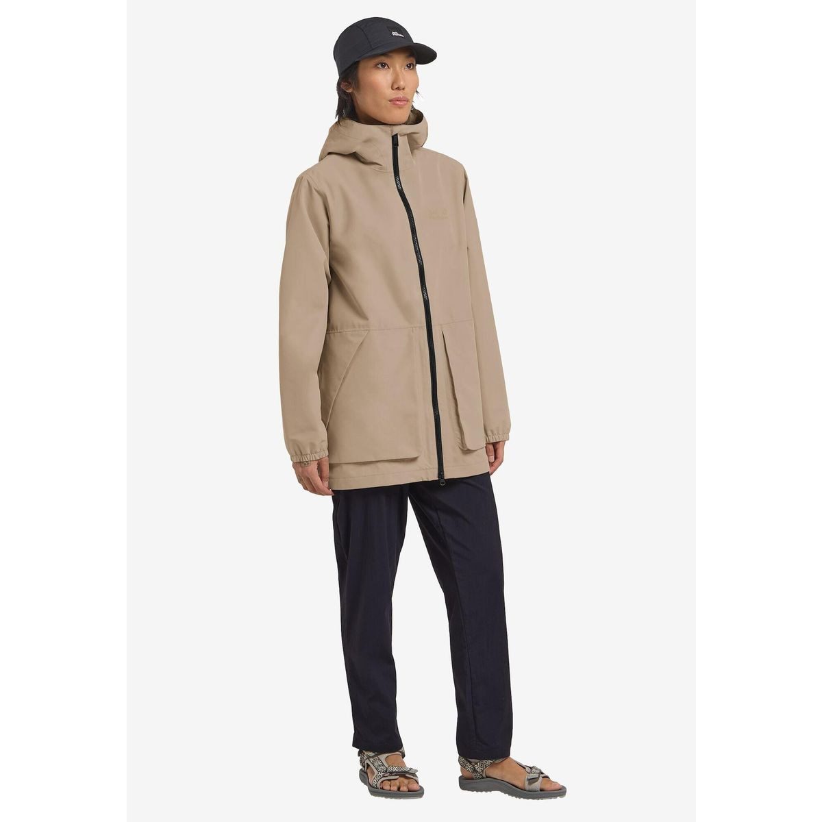 Jack Wolfskin Outdoorjacke Terraview 2L Parka W Stylische Damen-Regenjacke mit hervorragendem Wetterschutz und – Bild 5 von 5