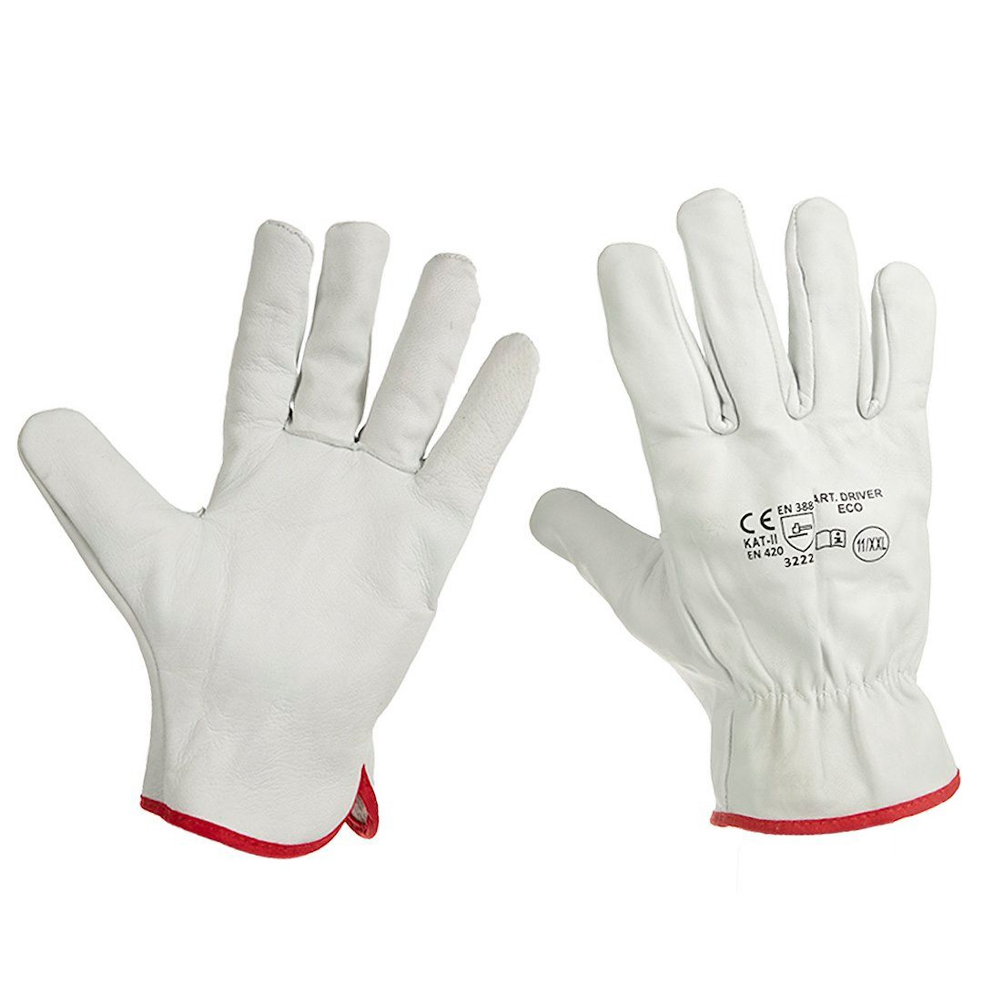 Mechaniker-Handschuhe Passende Handschuhe aus Ziegenleder, 10 (1-St)