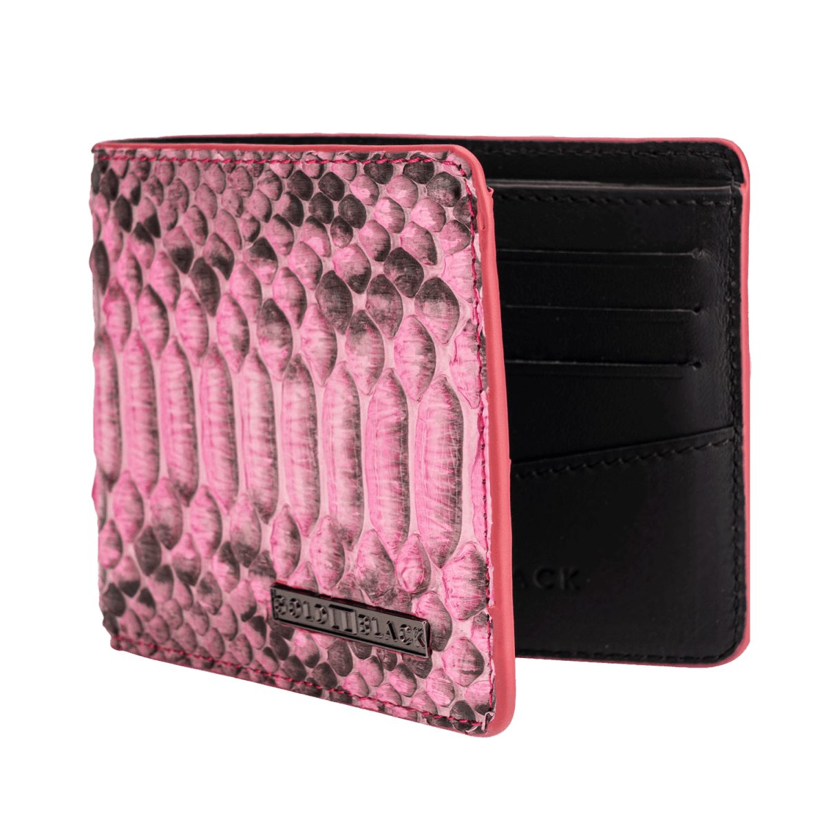 GOLDBLACK Geldbörse GOLDBLACK Geldbörse GM Pythonleder Pink