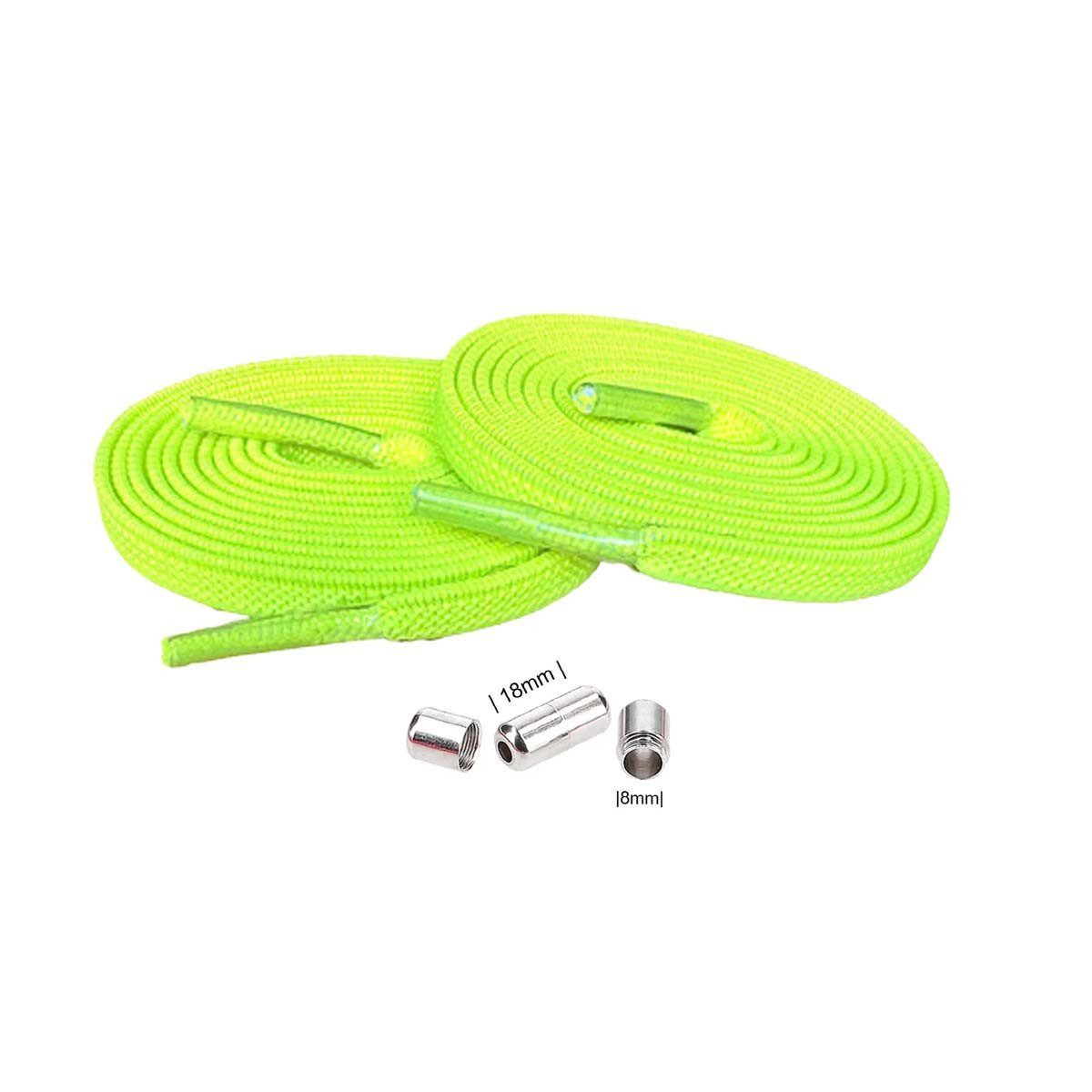 Basicwear Germany Schnürsenkel Elastische flache Schnürsenkel mit Drehverschluss