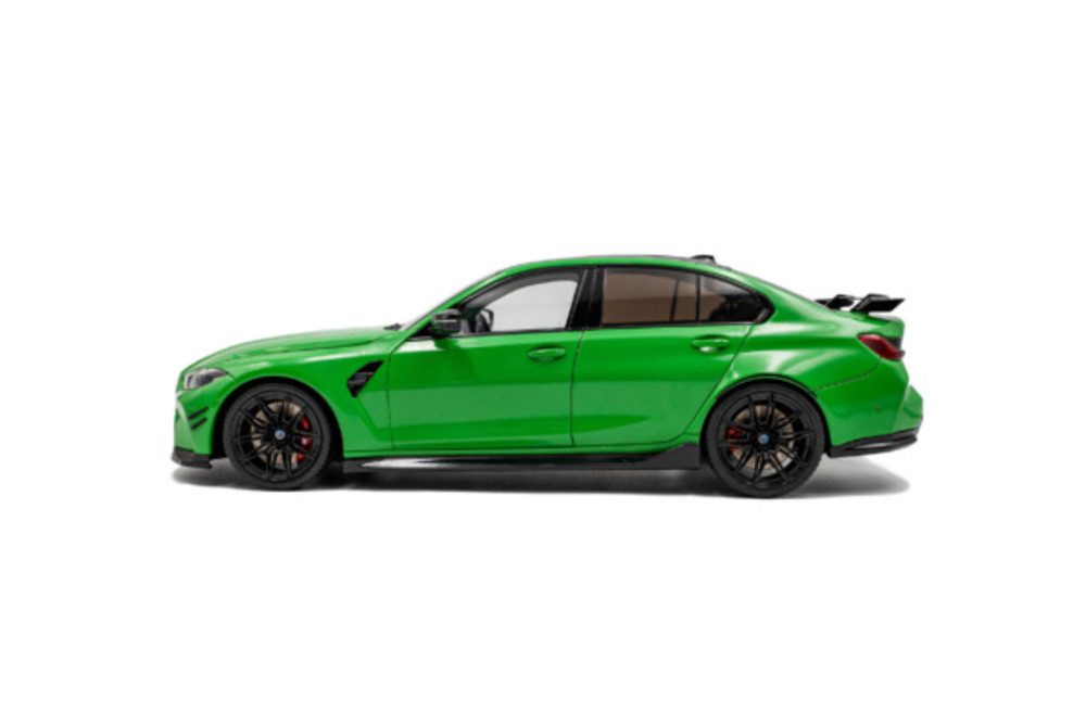 Solido Modellauto BMW M3 (G80) Performance 2024 signal grün, Maßstab 1:18