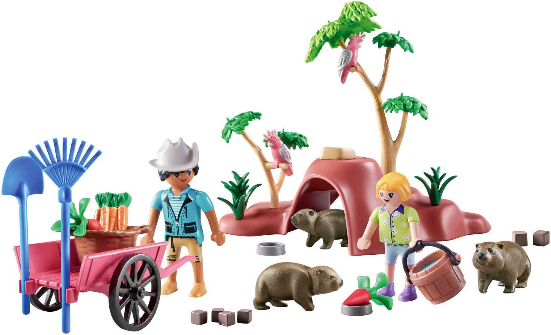 Playmobil® Wombat Unterschlupf (71625), Wiltopia Konstruktions-Spielset, (47 St), Made in Germany – Bild 5 von 5