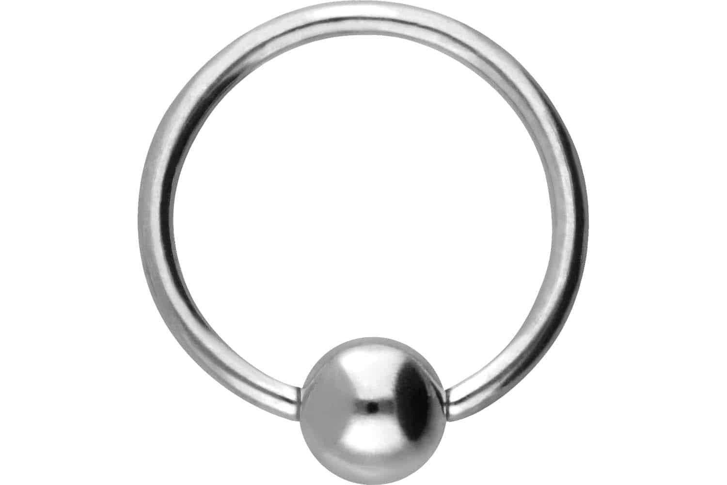 Nasenpiercing Titan Klemmkugelring