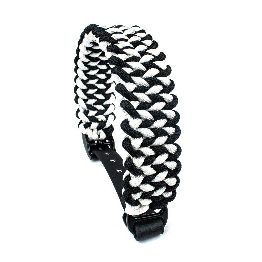 Tierluxe Hunde-Halsband Historisch, Paracord, Biothane, Handgemacht
