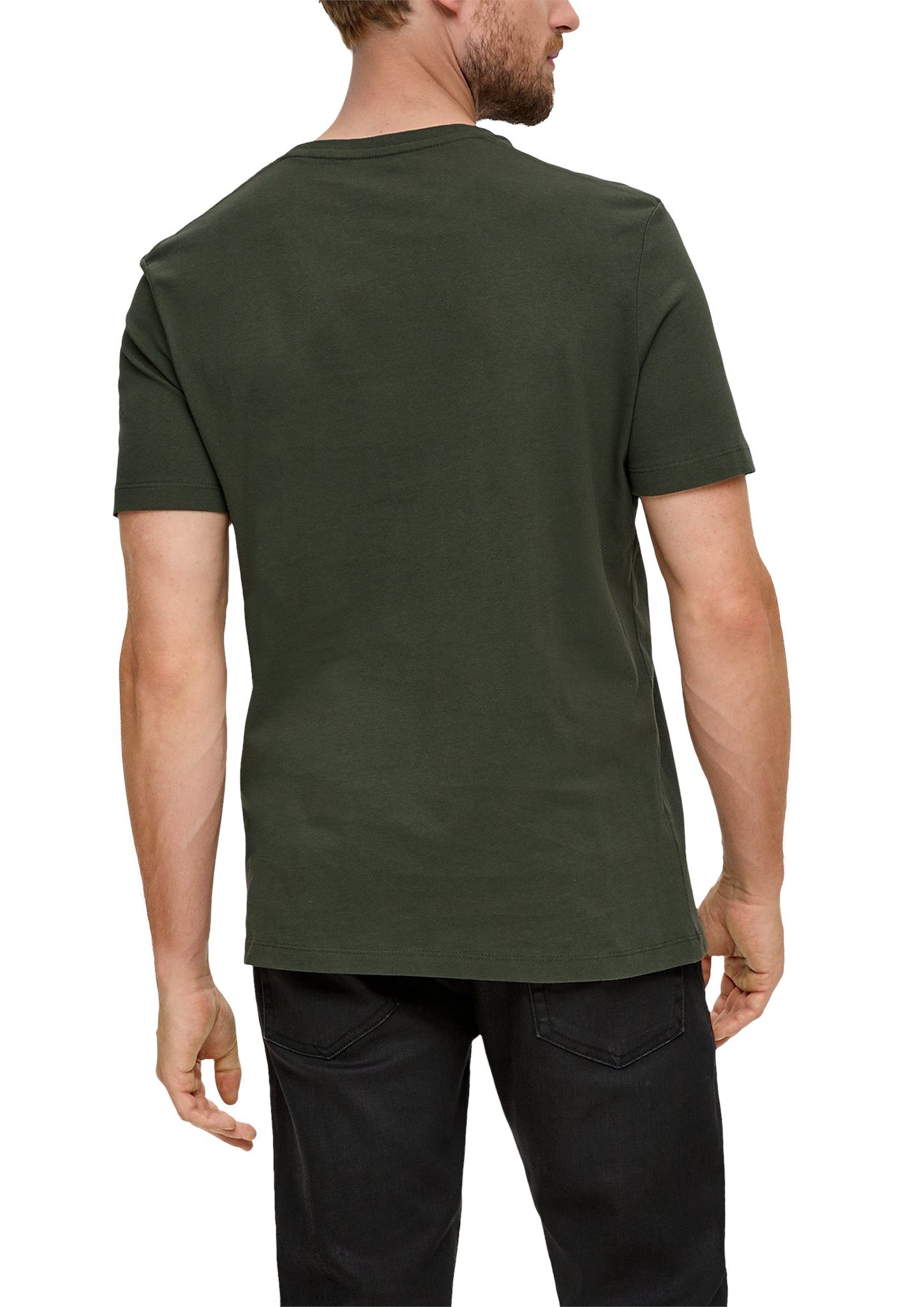 s.Oliver T-Shirt aus atmungsaktiver Baumwolle