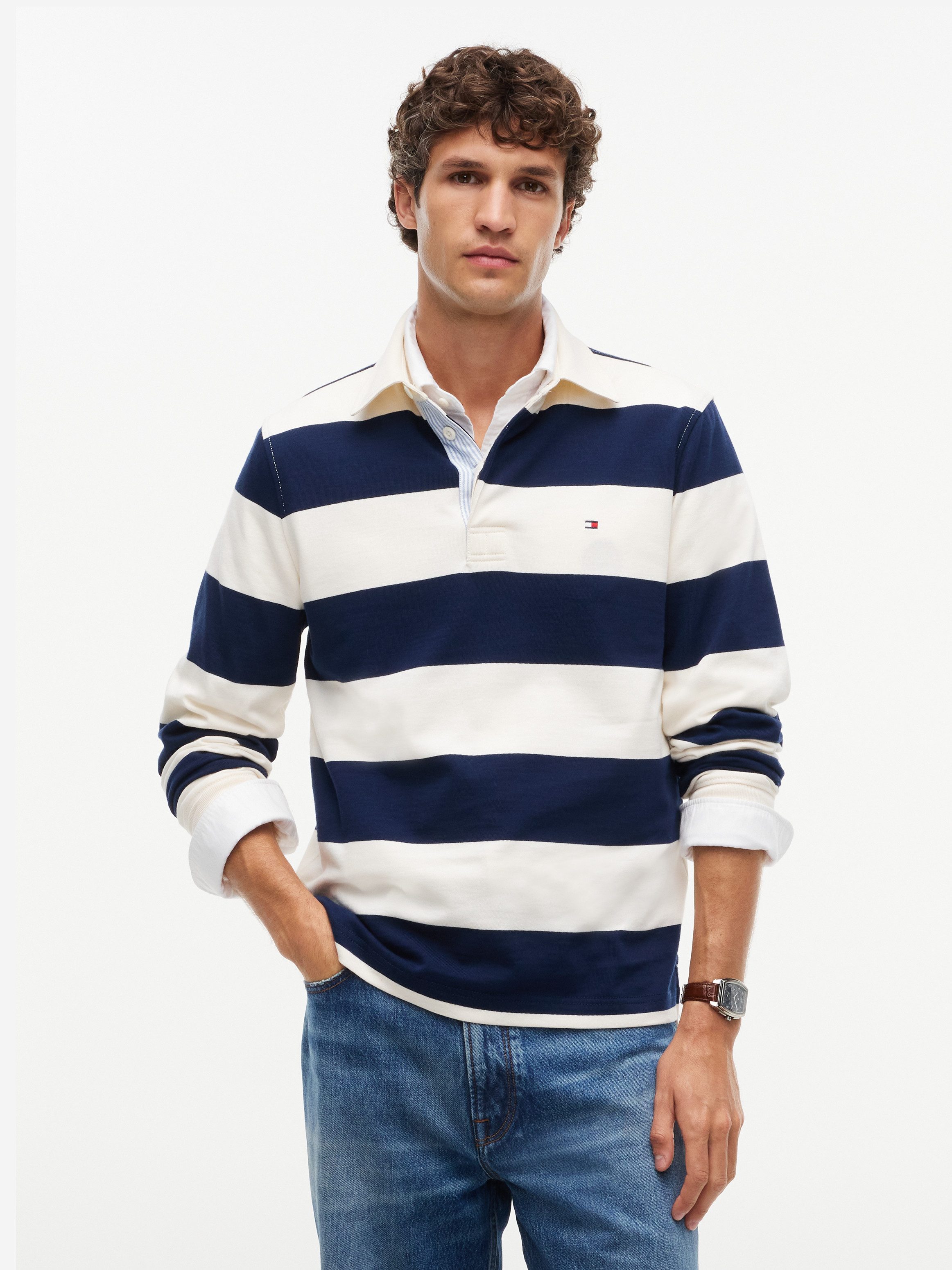 Tommy Hilfiger Rugbyshirt ESSENTIAL STRIPE RUGBY
