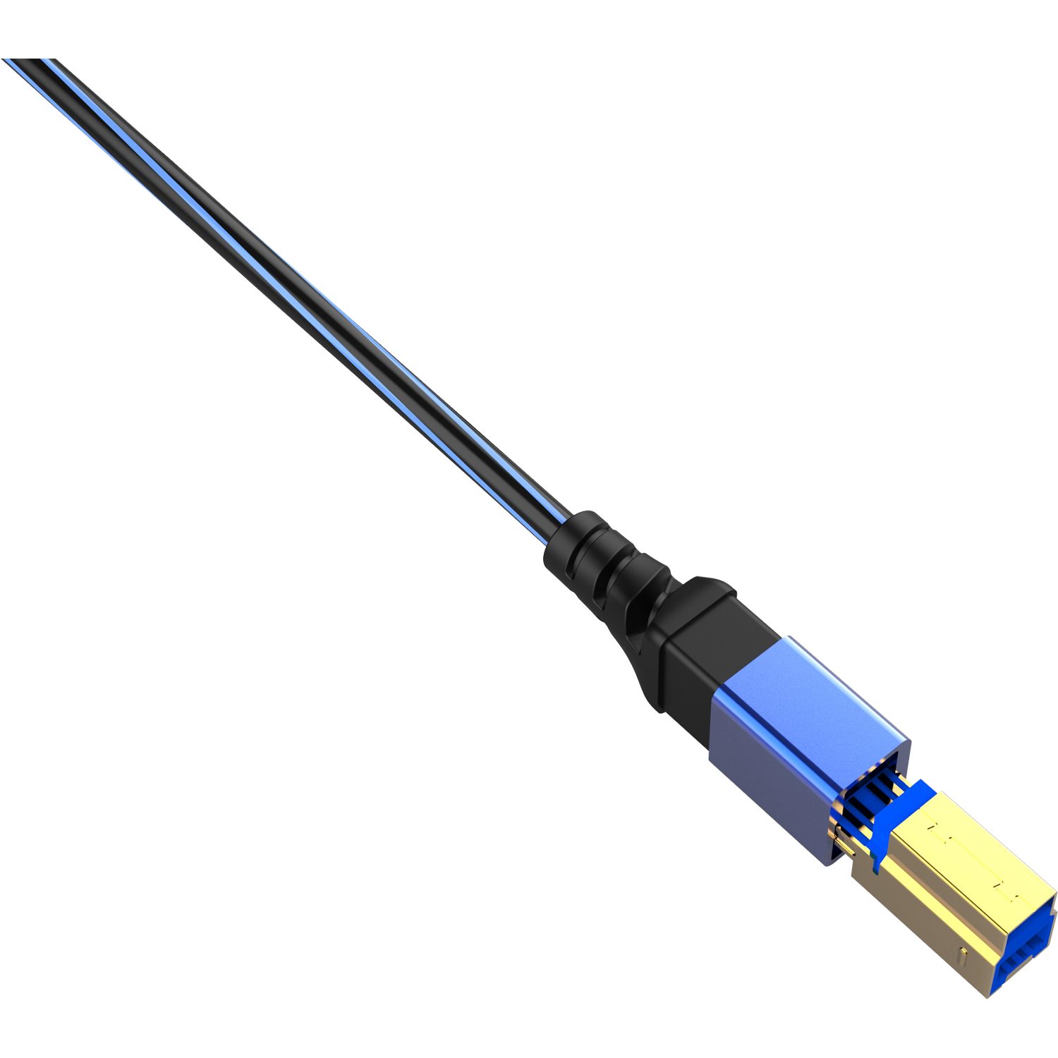 OEHLBACH USB Plus B3 USB 3.2 Gen 2 Kabel Typ A auf Typ B USB-Kabel, USB 3.2 Gen 1 Typ-A, USB 3.2 Gen 1 Typ-B (50 cm), Daten- und Ladekabel, Effektive Schirmung