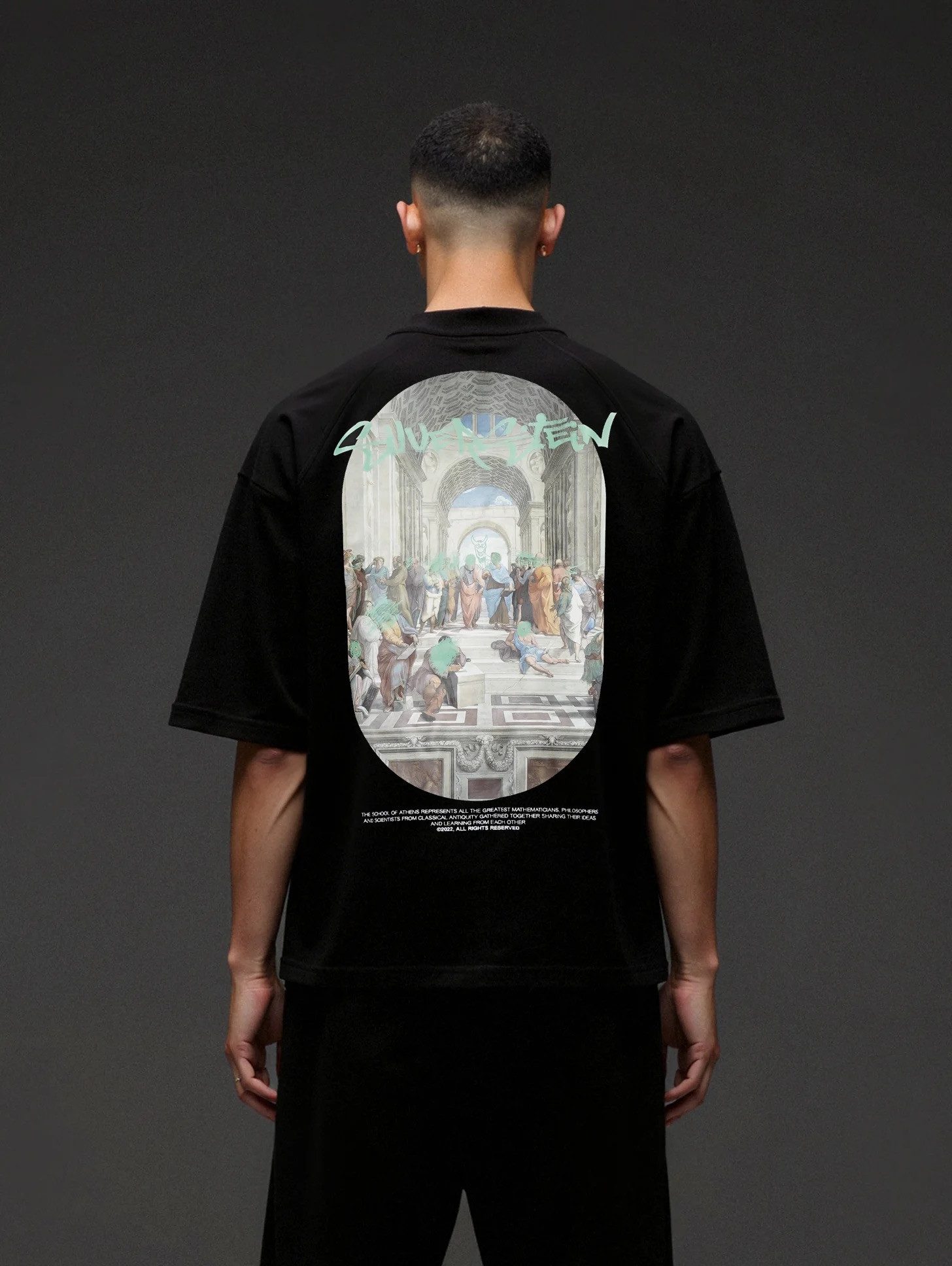 SILVERSTEIN OFFICIAL T-Shirt Black "School Oversize" Unisex Schwarz Oversize T-Shirt SV-204 (1-tlg., 1x T-Shirt)