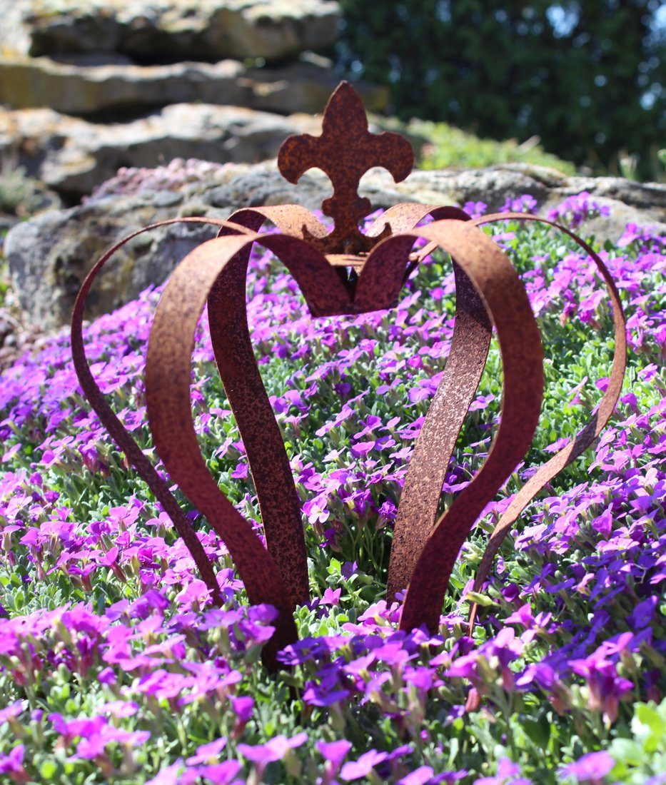 LB H&F Lilienburg Gartenstecker Gartendeko Rost günstig online kaufen