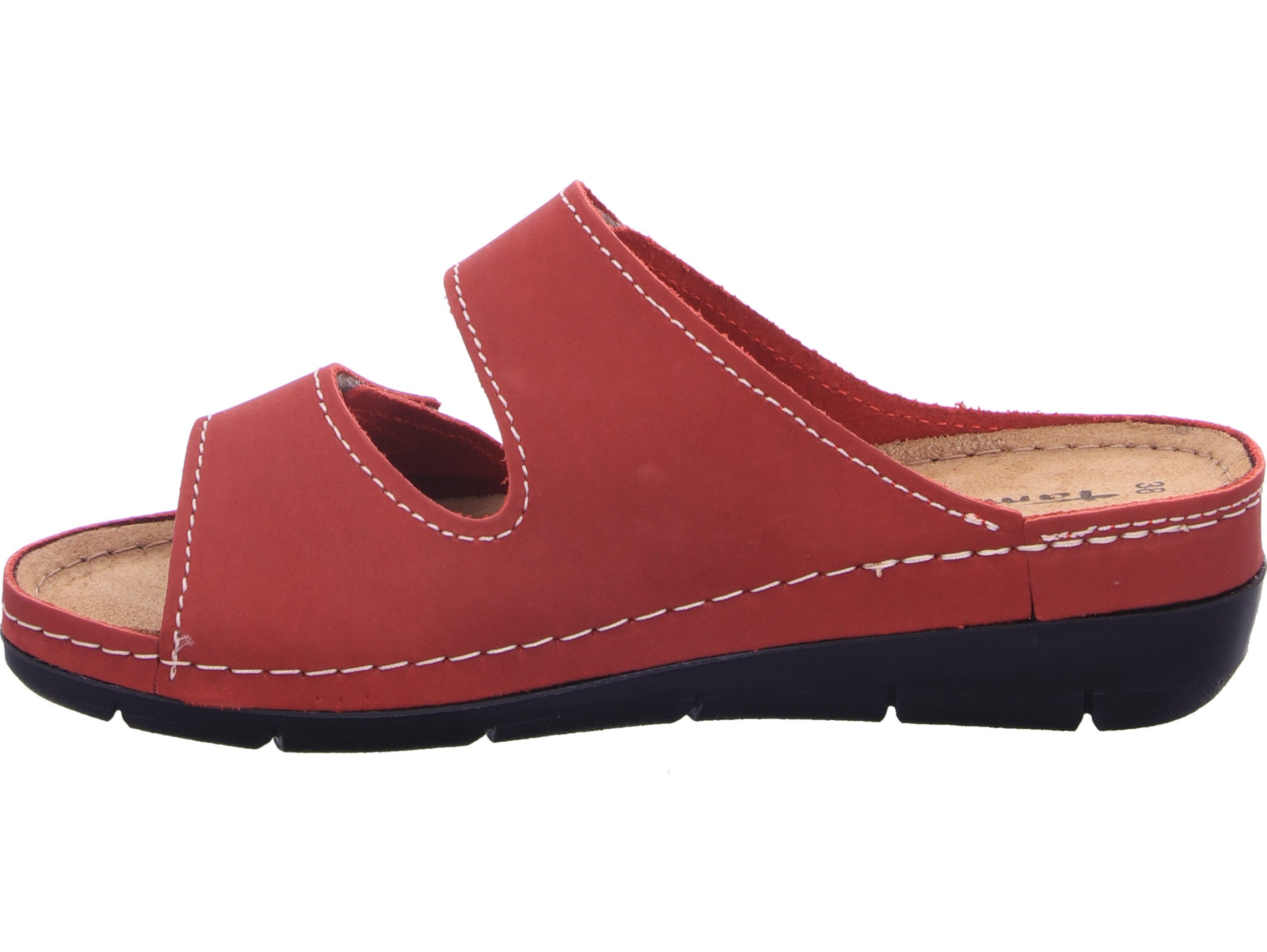 Tamaris Lea Keilpantolette echtes Leder