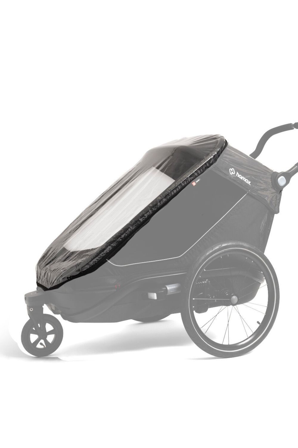 Hamax Fahrradkinderanhänger Regenverdeck für Outback Next für 1 Kind