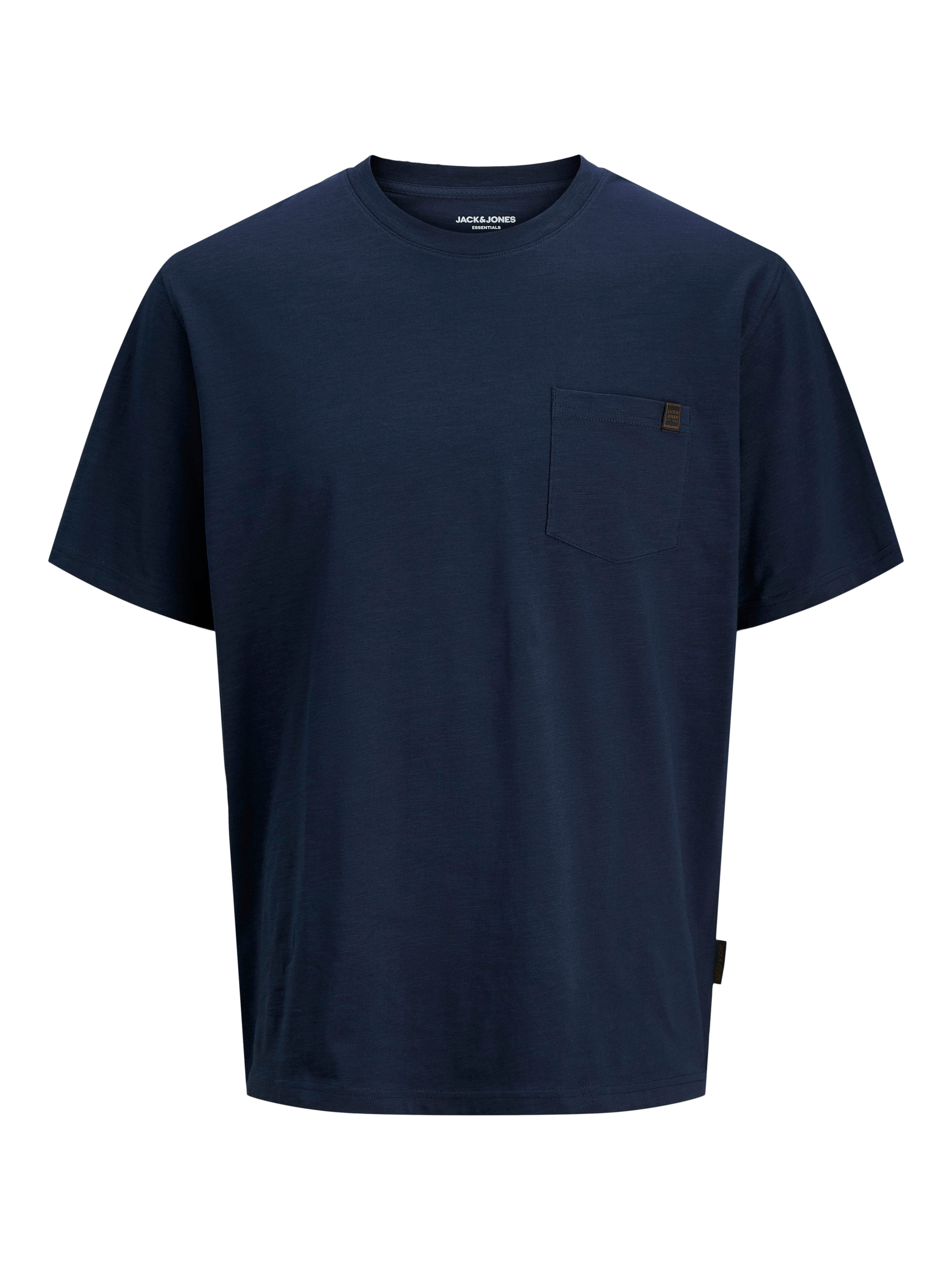 Jack & Jones Kurzarmshirt JJEDOVER SLUB TEE SS NOOS Baumwollmischung, relaxed fit – Bild 5 von 5