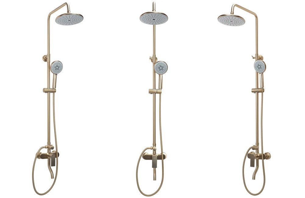 wohnwerk.idee Duscharmatur Duschsystem Duschgarnitur Dusche Regendusche günstig online kaufen