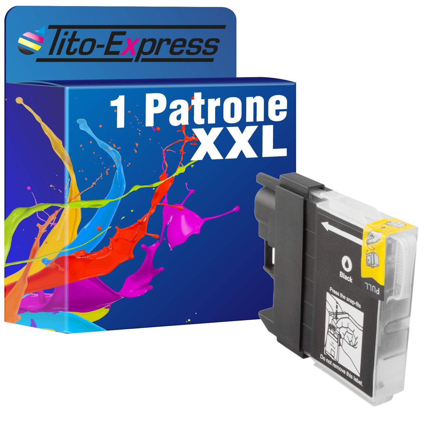 Tito-Express PlatinumSerie ersetzt Brother LC-985 LC985 LC 985 (LC-985BK) Black Tintenpatrone