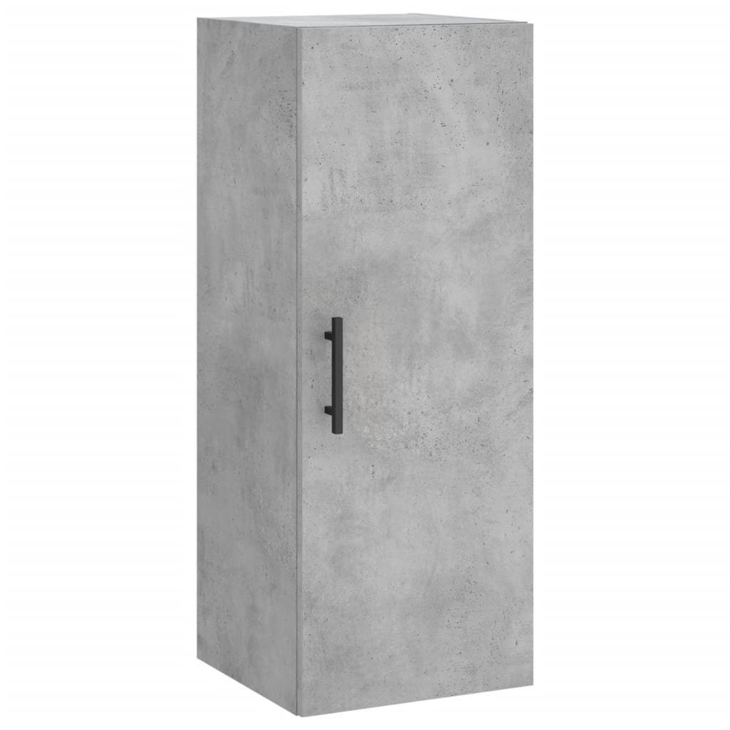vidaXL Hängeschrank Wandschrank Betongrau 34,5x34x90 cm (1-St) günstig online kaufen