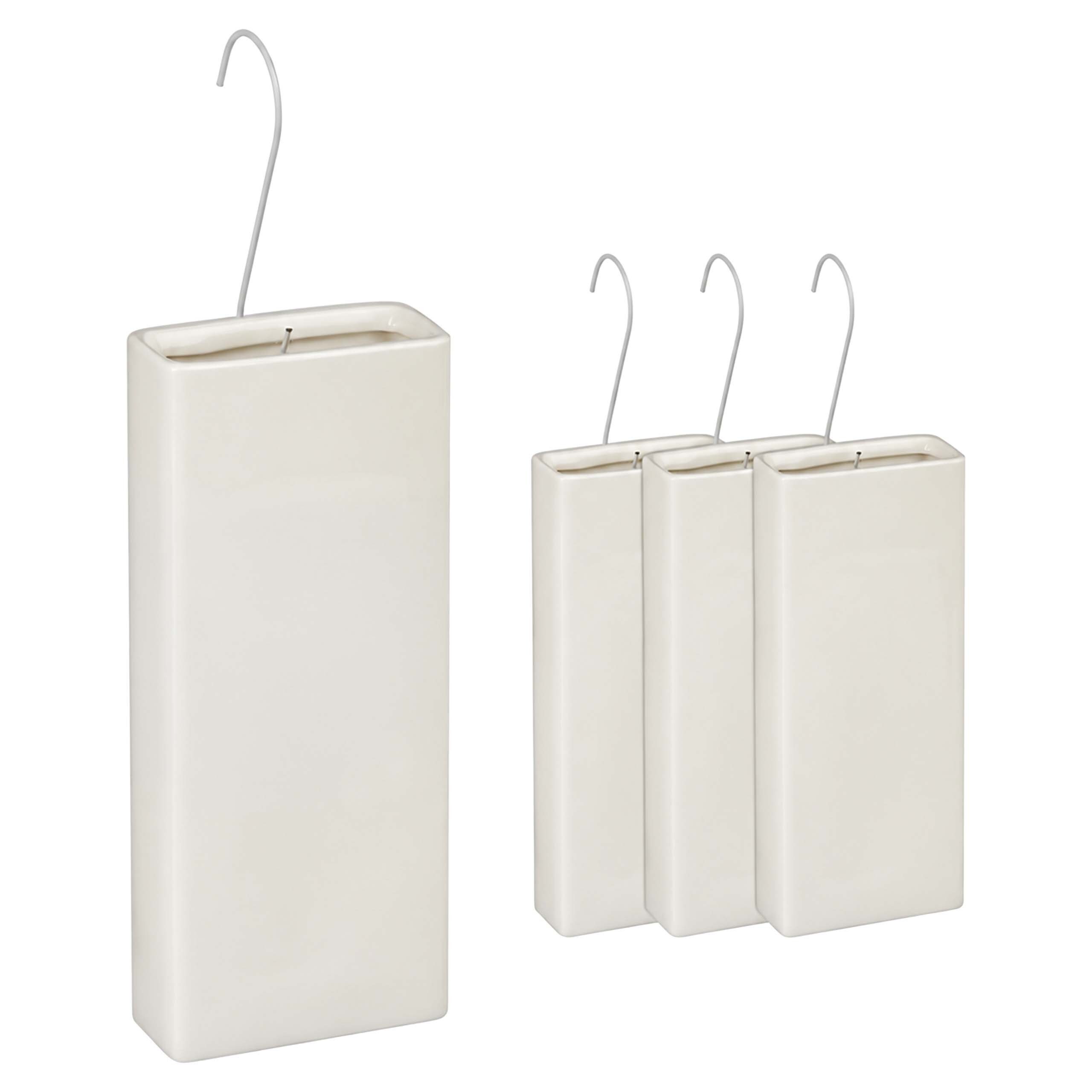 relaxdays Luftbefeuchter Heizung 4er Set, 400 l Wassertank, Creme