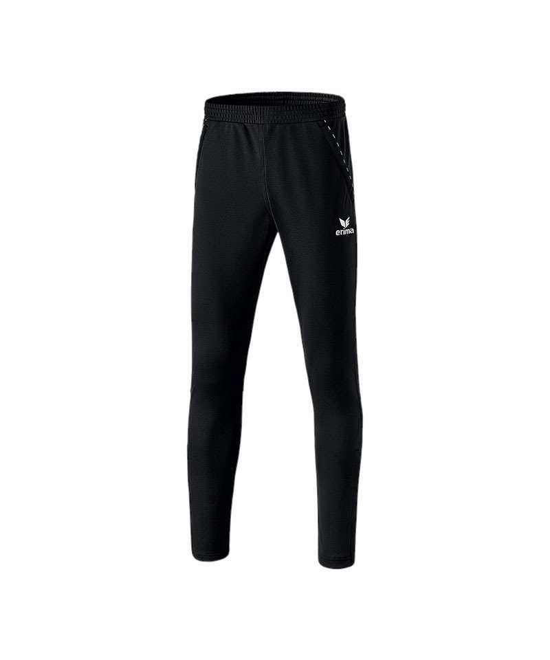 Sporthose Erima schwarz mit Wadeneinsatz Trainingshose 2.0