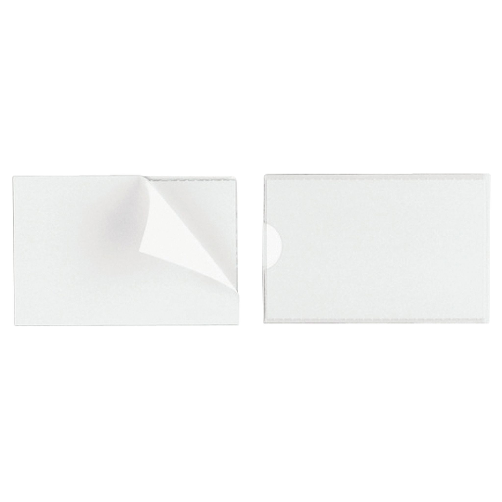DURABLE Dokumententasche Durable Selbstklebetasche tr 10St Pocketfix57x90mm