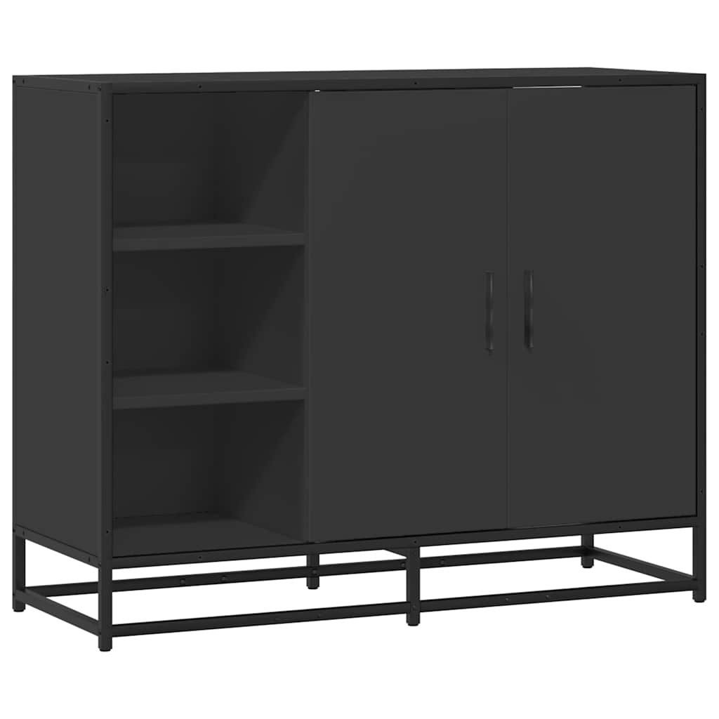 vidaXL Sideboard Sideboard Schwarz 92x35x76 cm günstig online kaufen