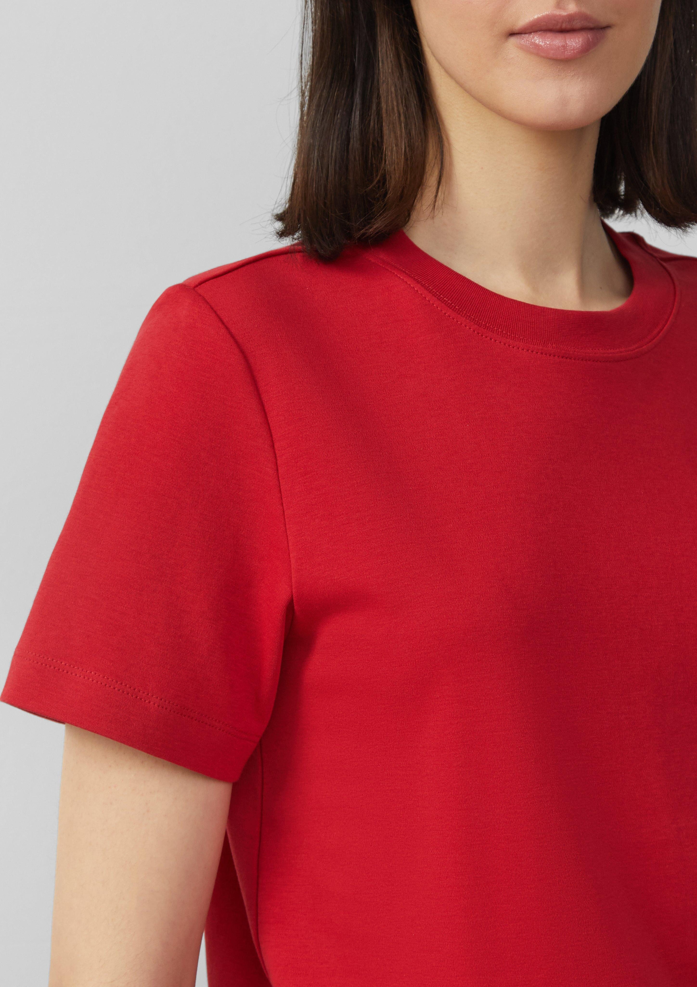 s.Oliver Kurzarmshirt T-Shirt aus Interlockjersey mit günstig online kaufen