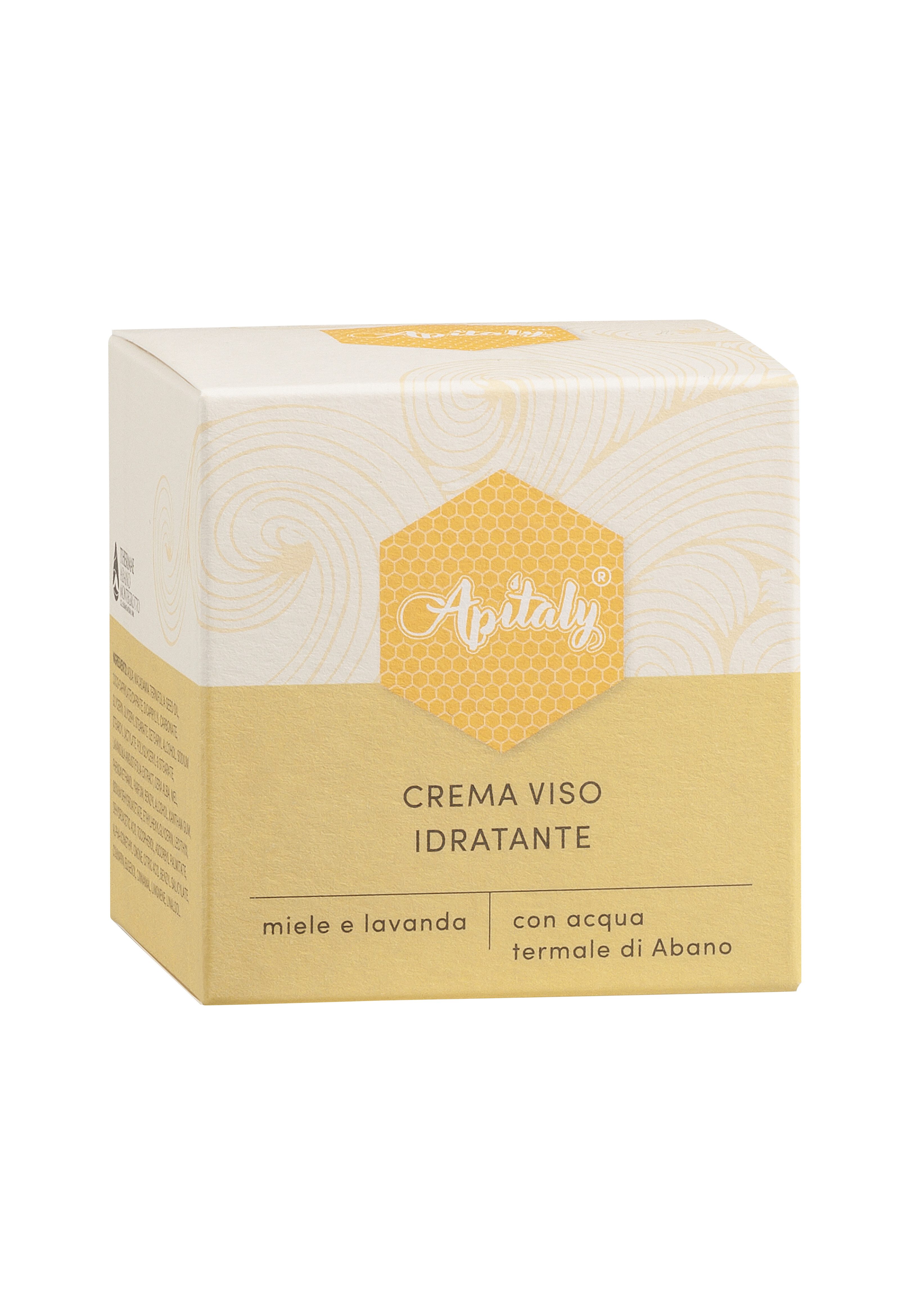 Apitaly Feuchtigkeitscreme Natürliche Pflege für strahlende und geschmeidige Haut, Sanfte Gesichtspflege mit Honig Lavendel & mineralischem Thermalwasser