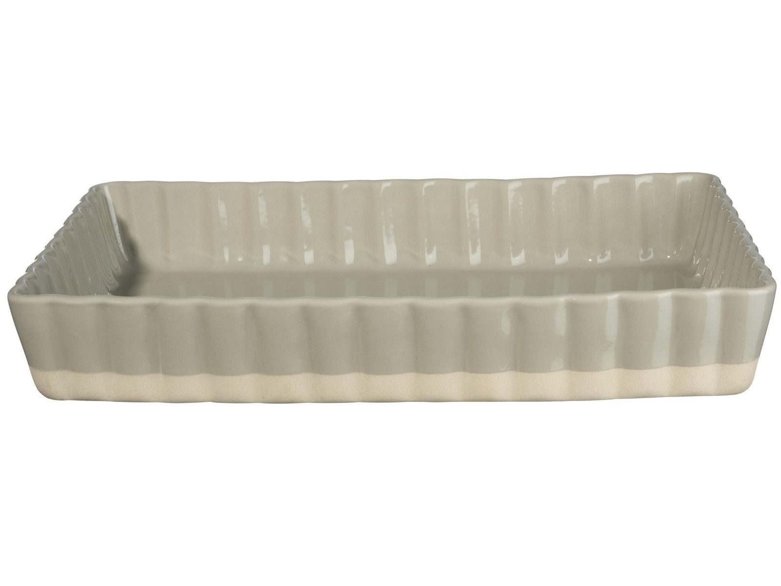 ASA SELECTION Auflaufform grande Auflaufform rechteckig beige 34,5x21,5x5,5cm, Steinzeug