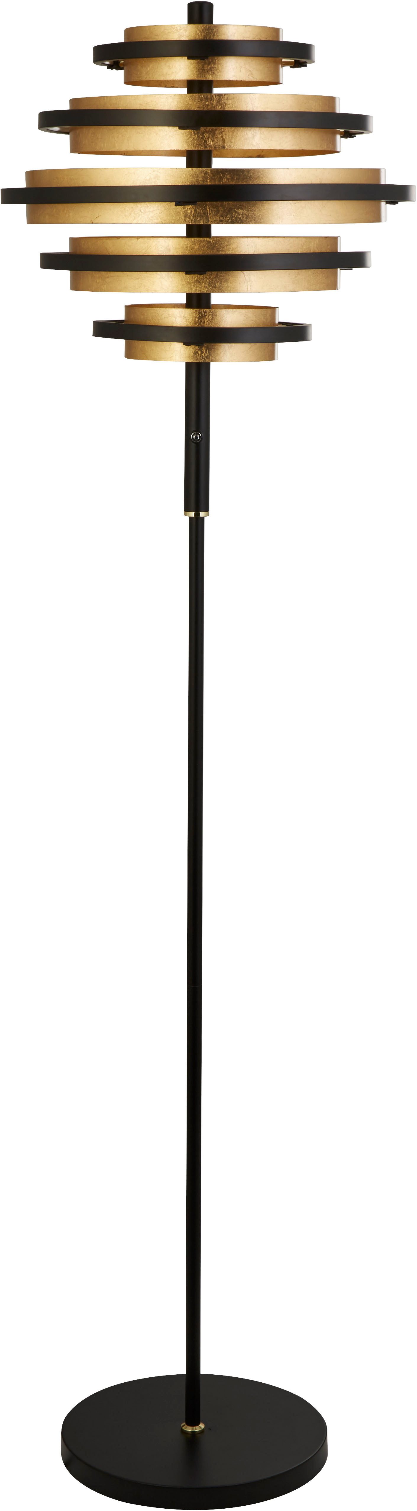 Searchlight LED Stehlampe Stehlampe Bijou, 1-flammig, LED fest integriert, Extra-Warmweiß, Warme Atmosphäre