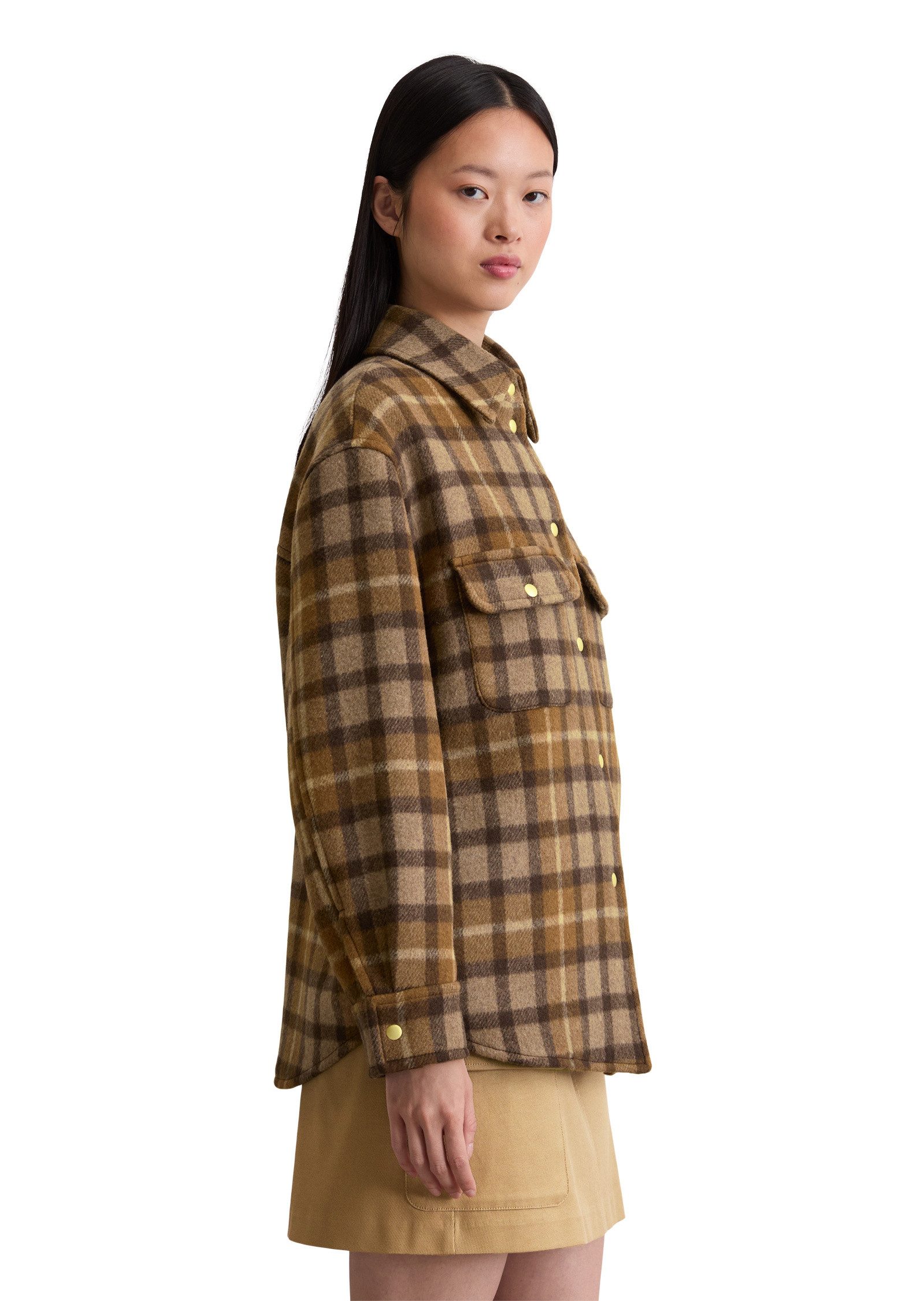 Marc O'Polo Outdoorjacke aus italienischem Wolle-Mix günstig online kaufen