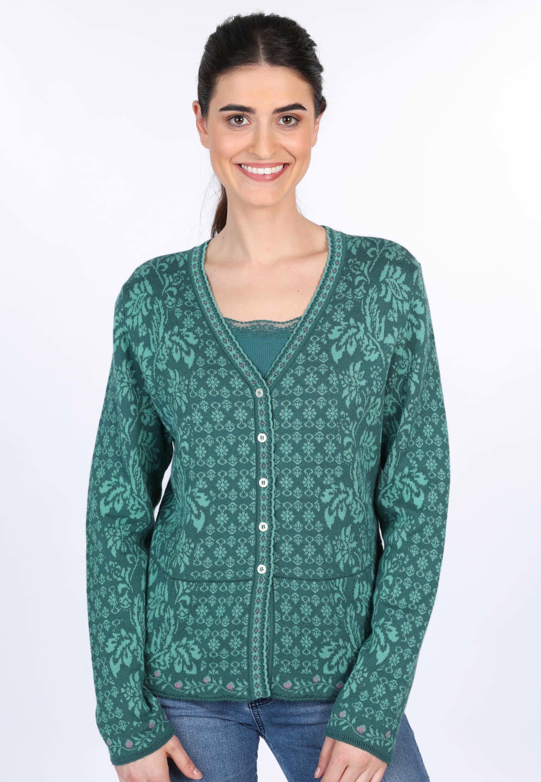 Sorgenfri Sylt Strickjacke Lindara Ajour-Strickdetails