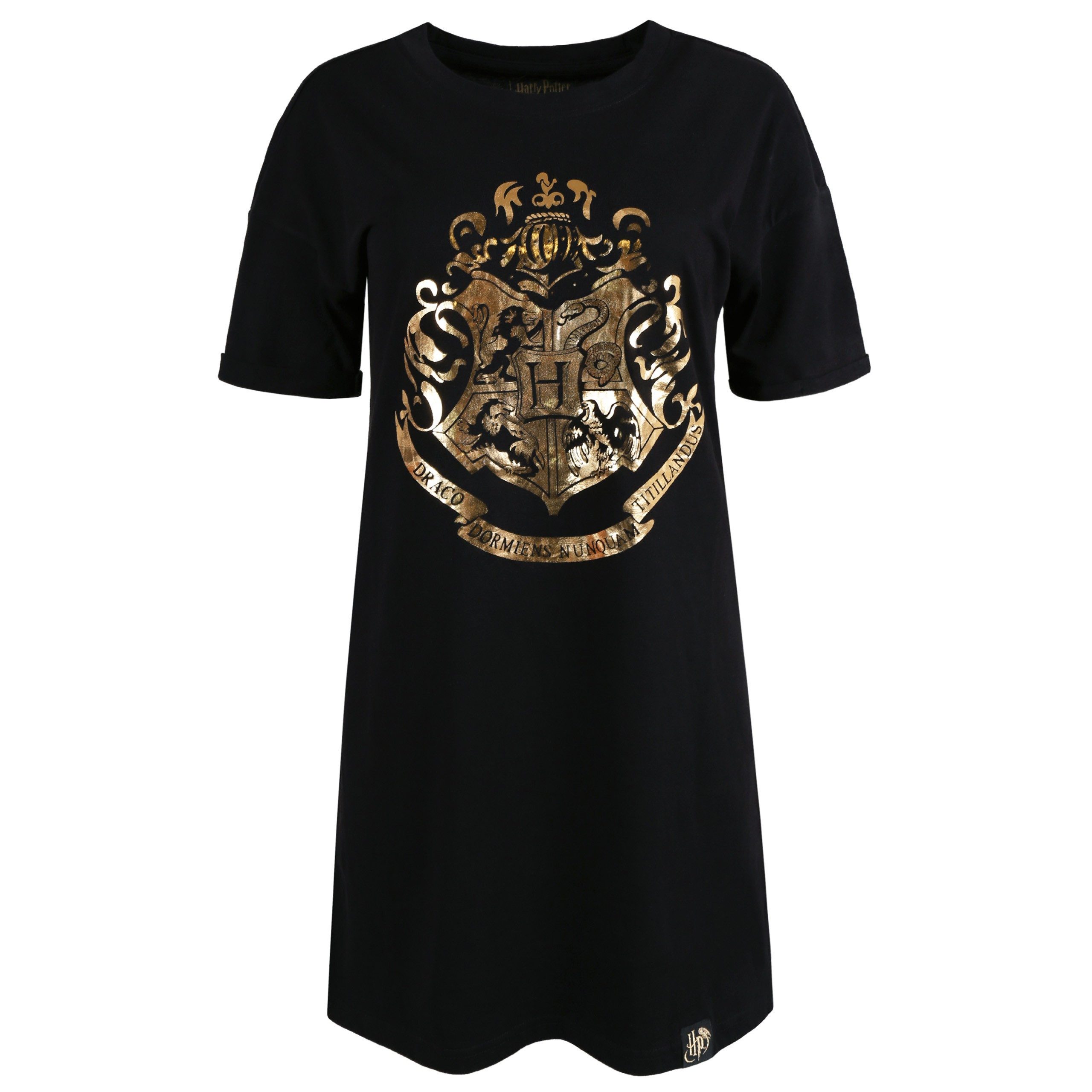 Sarcia.eu Nachthemd Harry Potter Hogwarts Nachthemd für Damen, schwarz