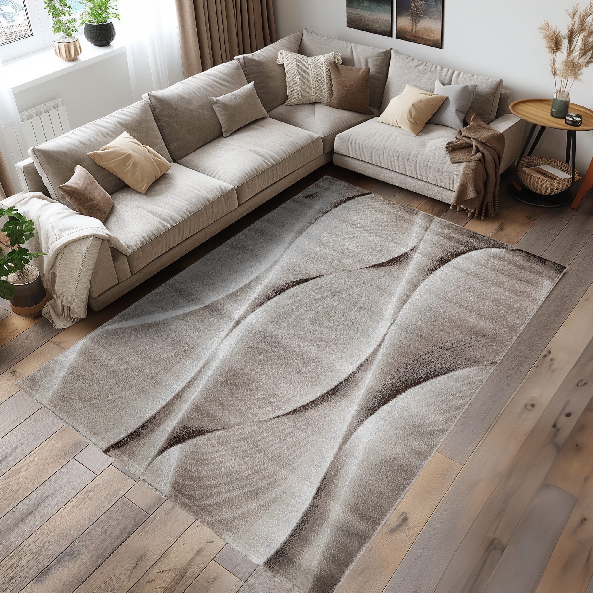 Carpettex Designteppich Ombre Design, Läufer, Höhe: 12 mm, Modern Kurzflor günstig online kaufen