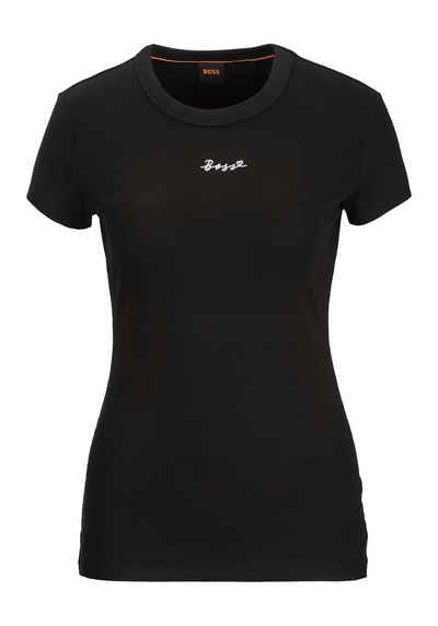 BOSS ORANGE T-Shirt C_Esim Premium Damenmode mit BOSS Stickerei