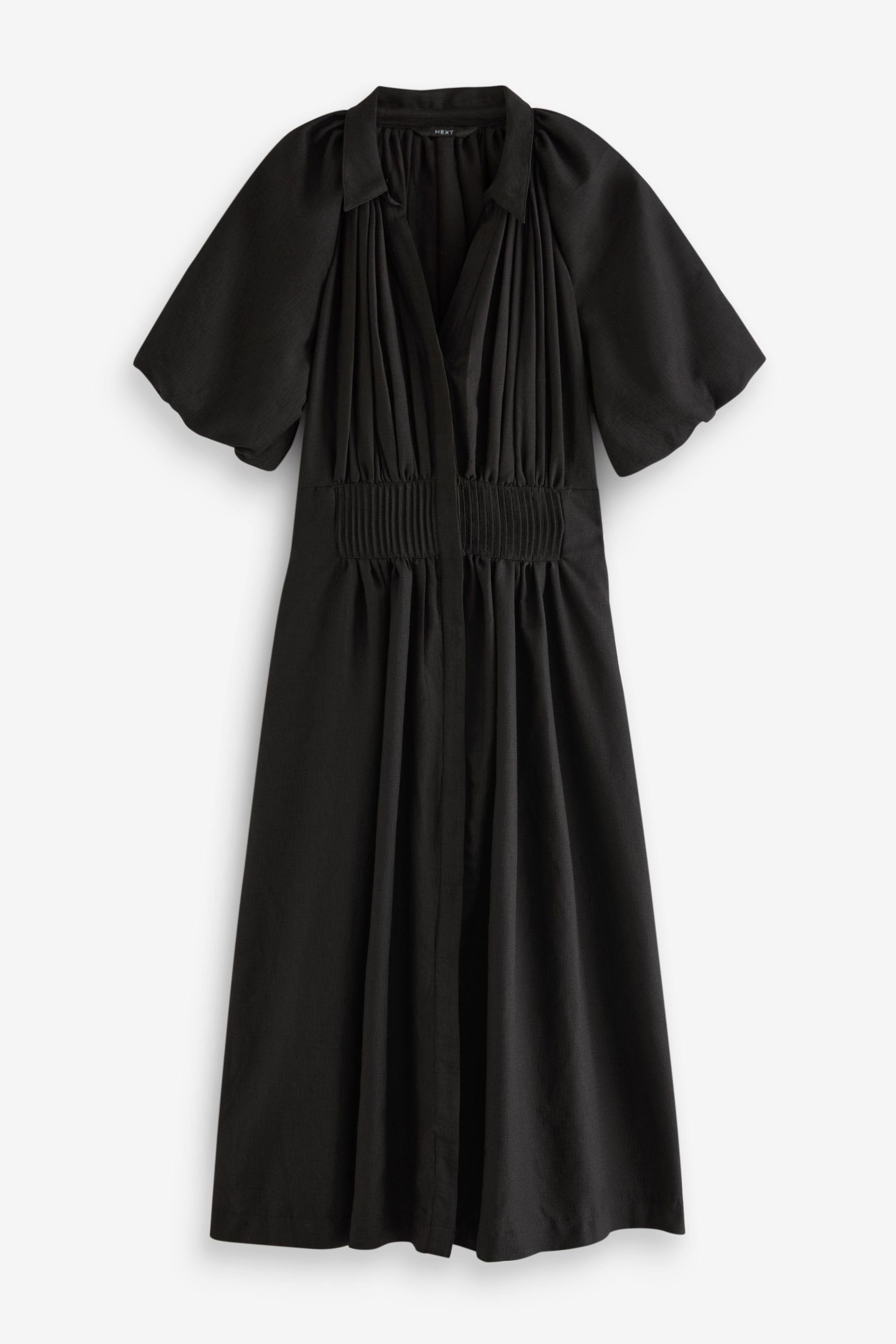 Midikleid Midikleid mit Puffärmeln