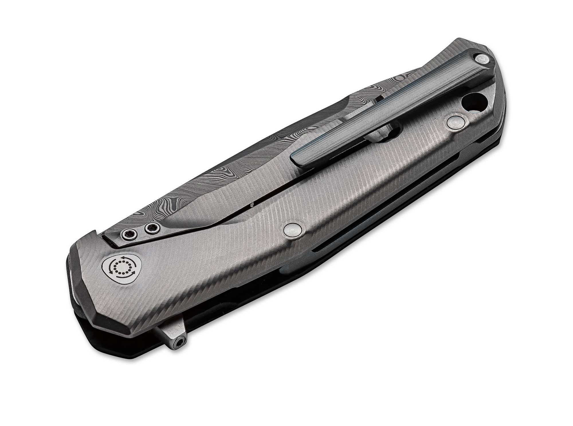 LionSteel Taschenmesser Taschenmesser T.R.E. Damascus Thor Titan