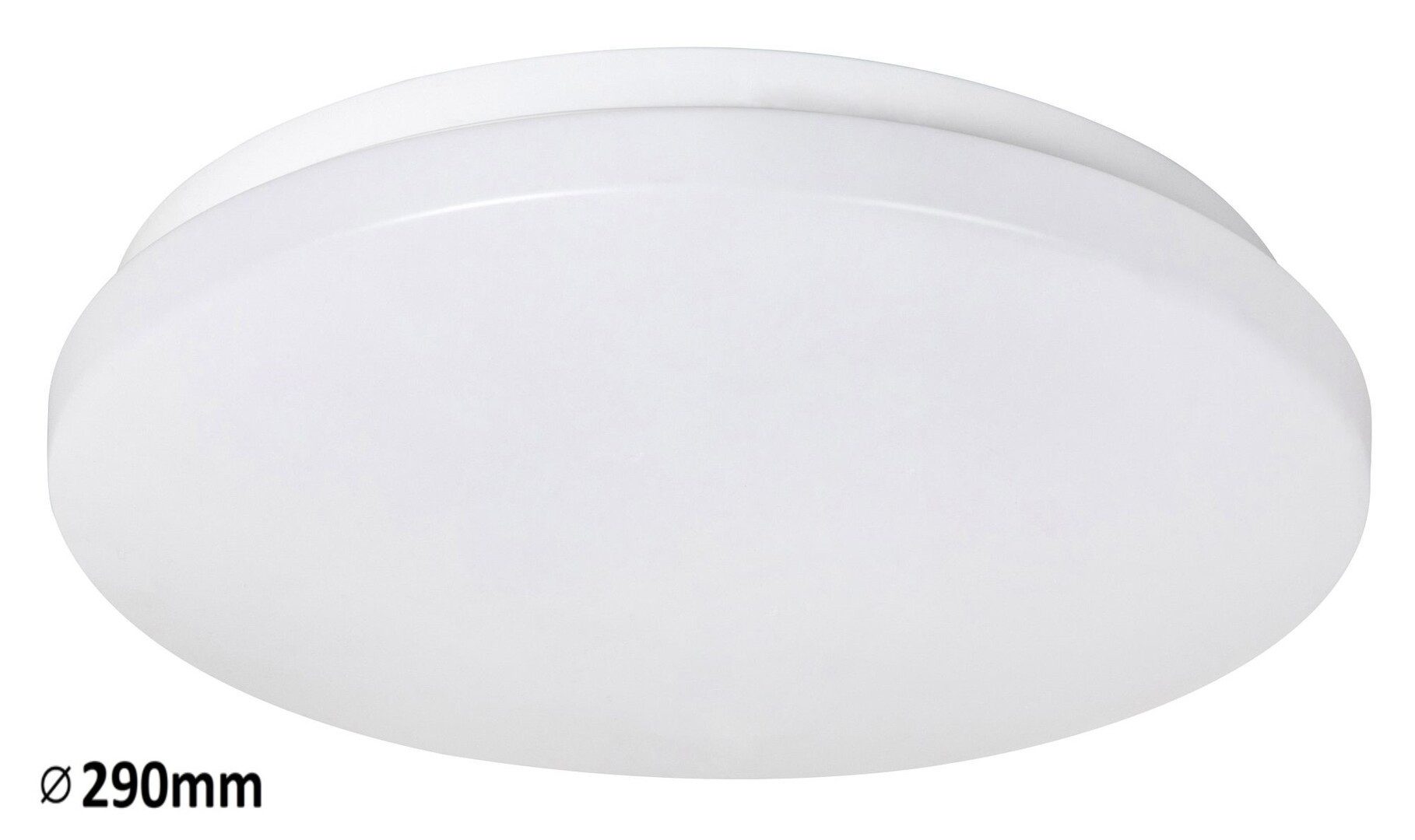 Rabalux LED Deckenleuchte "Rob" Metall, weiß, rund, 20W, neutralweiß, 1400lm, 4000K, ø290mm, neutralweiß