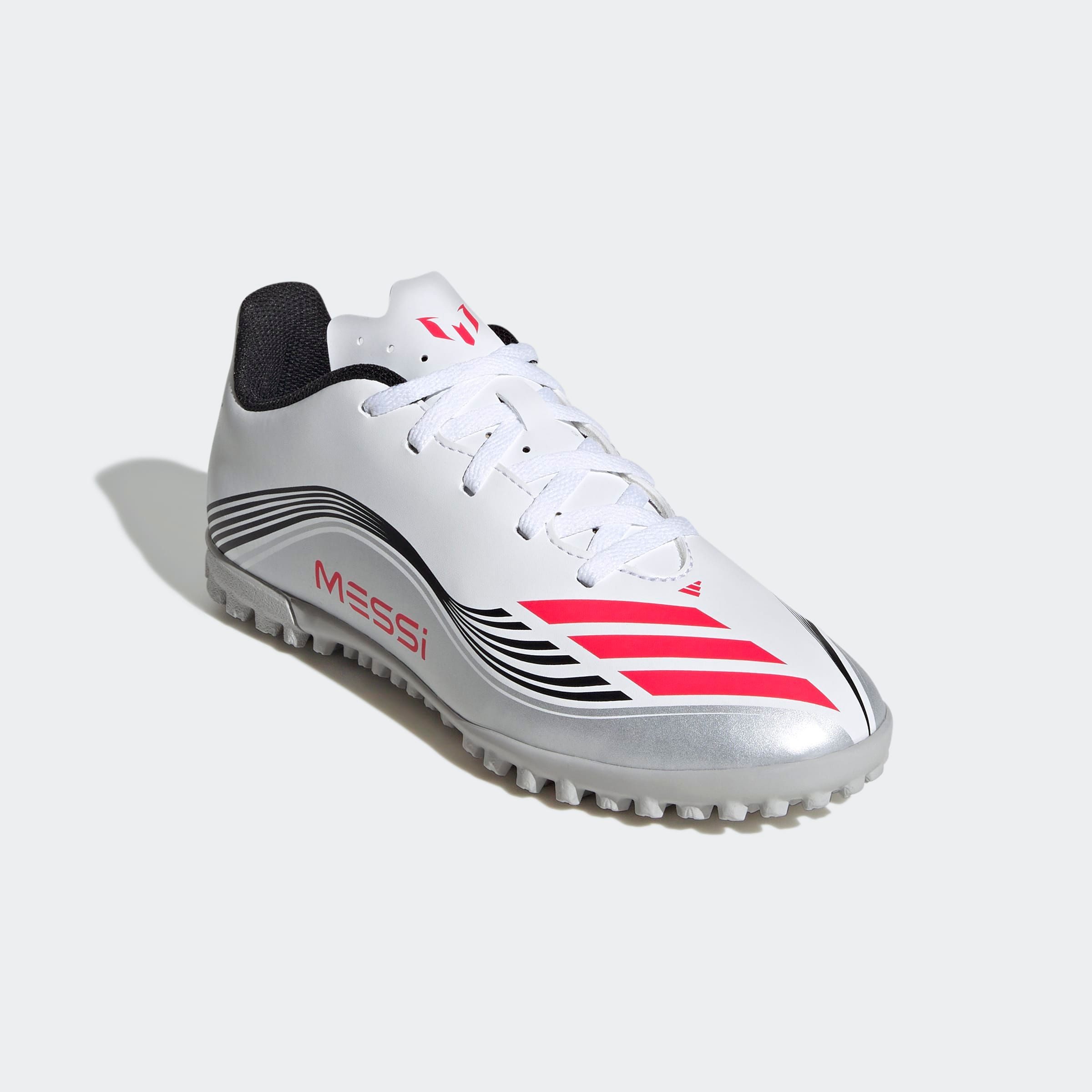 adidas Performance F50 MESSI CLUB KUNSTRASEN KINDER Fußballschuh für harte Untergründe Asche und Kunstrasen, für Kinder & Jugendliche