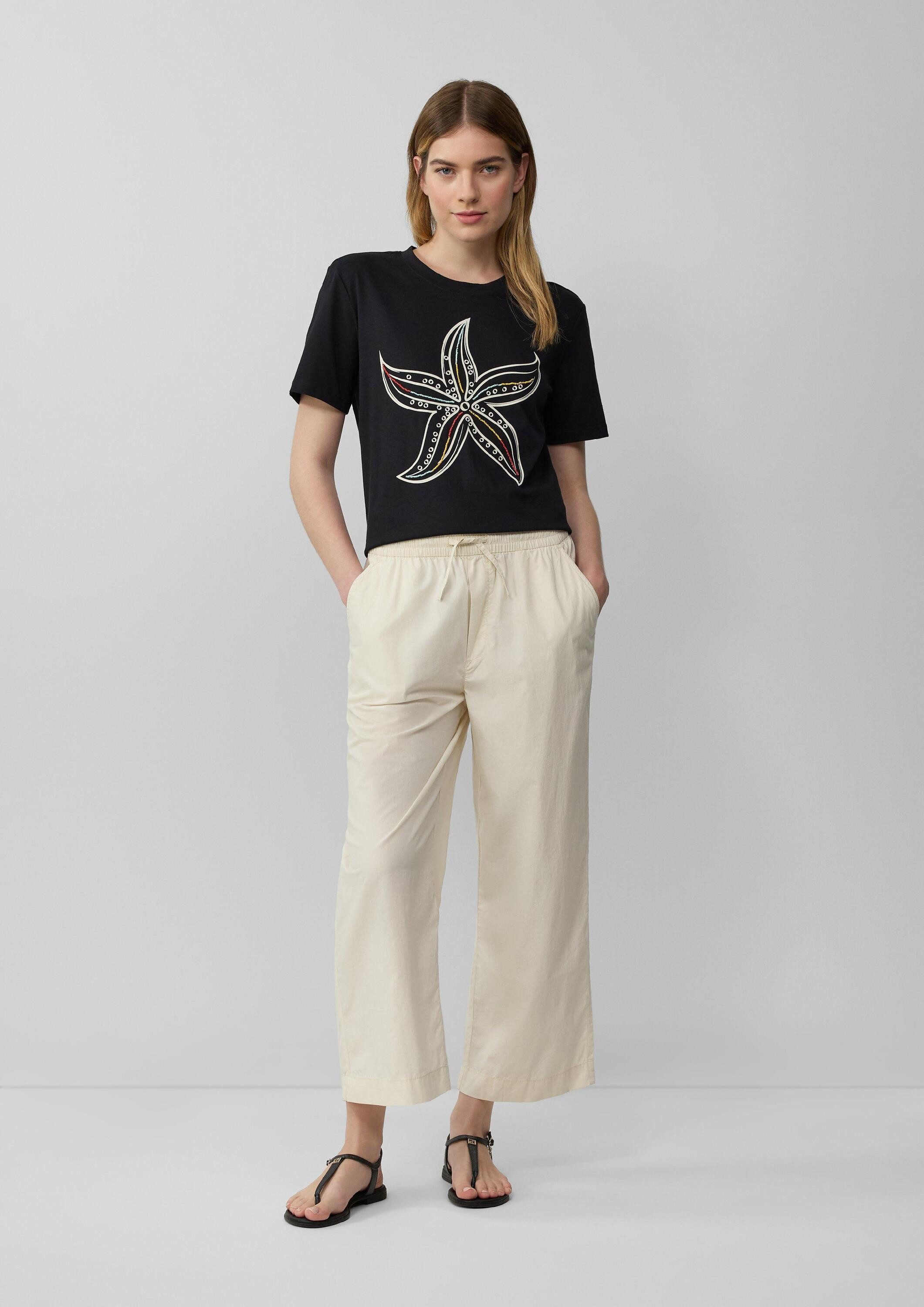 s.Oliver Culotte Hose Leichte Culotte im Relaxed Fit aus Baumwollmix günstig online kaufen