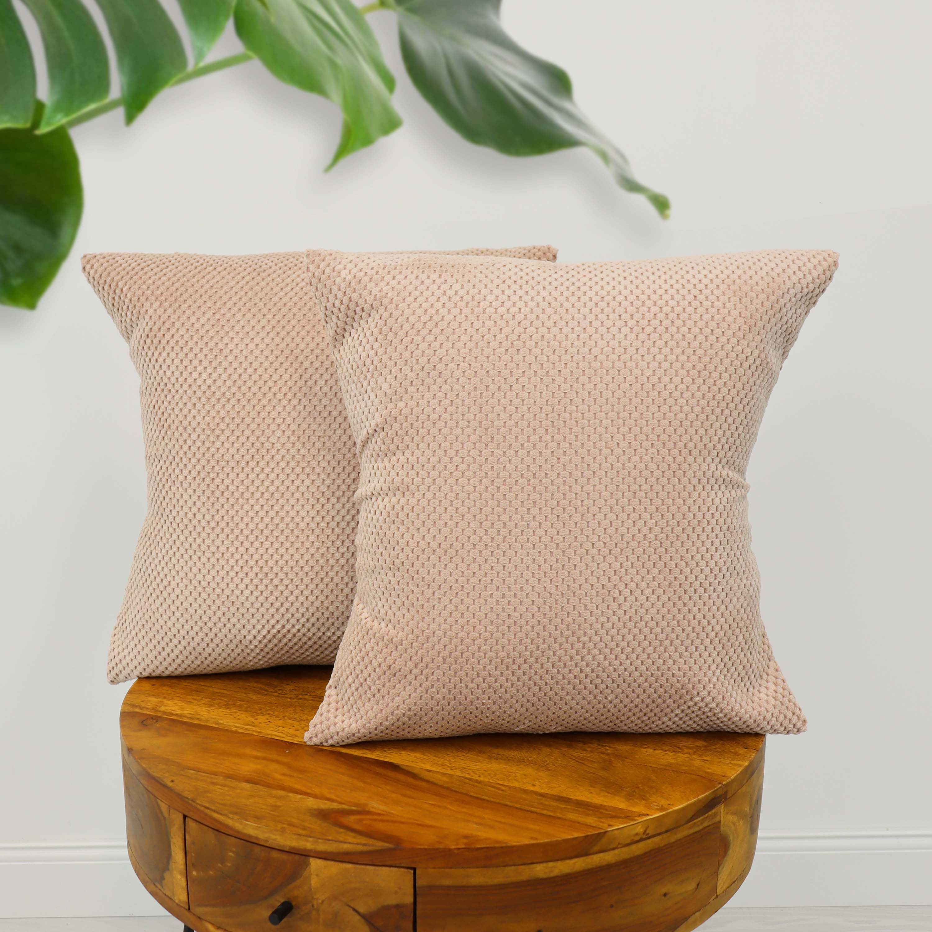 Amilian Kissenbezug Sofakissenbezüge 2er Set - Kissenbezüge für Sofa Couch Bett, (2 Stück), 40x40 cm, Hotelverschluss, weich und pflegeleicht